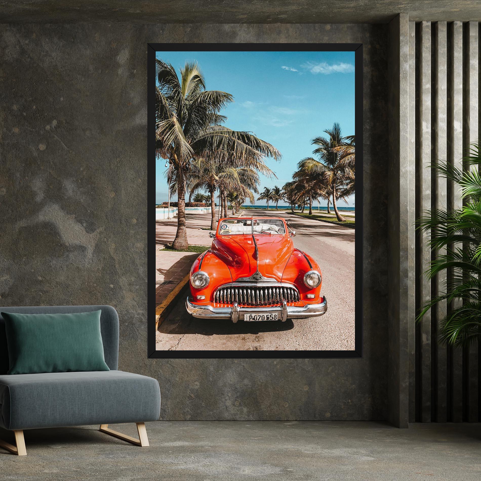 Tablou Canvas Red Summer Car mockup 7