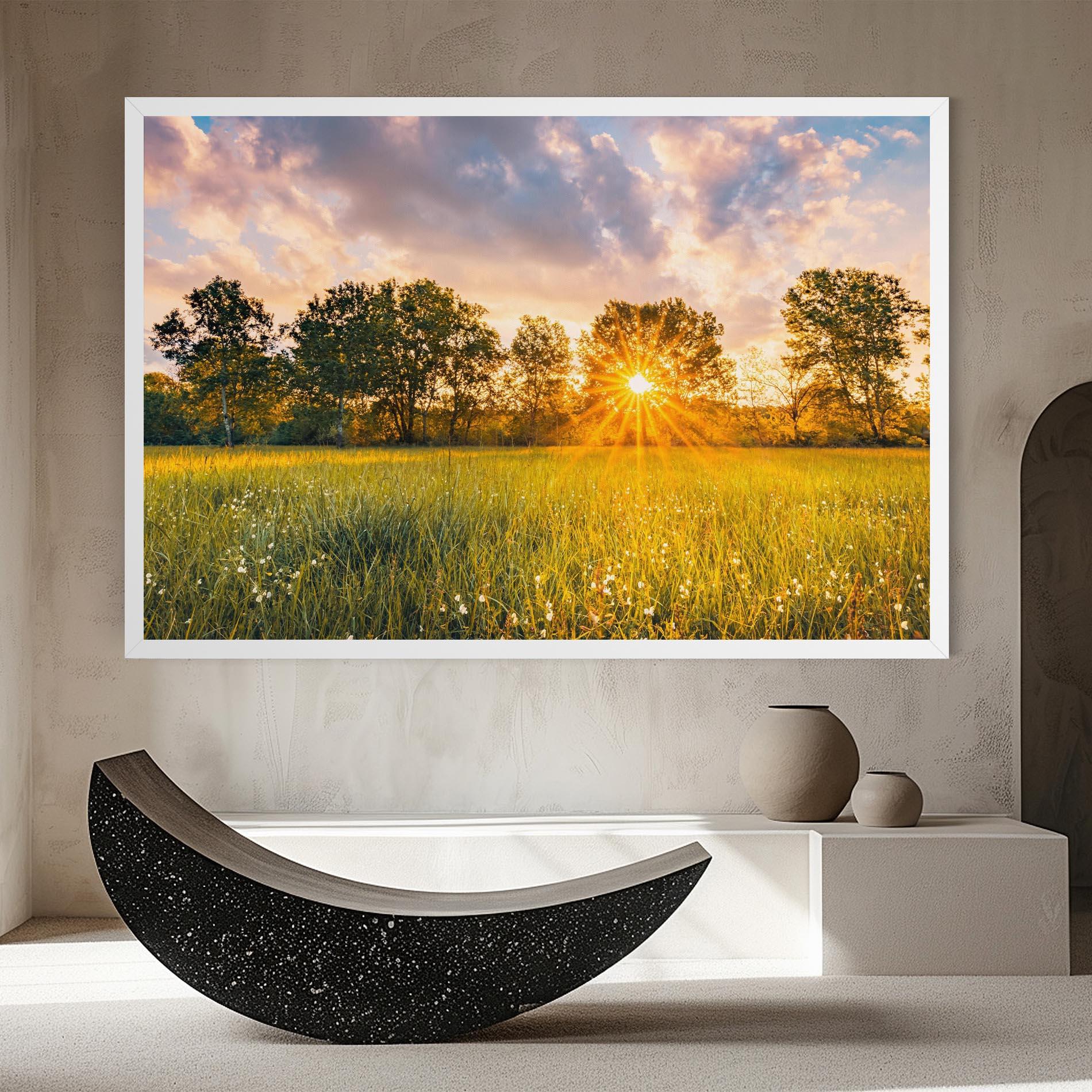 Tablou Canvas Blossoming Meadow mockup 8