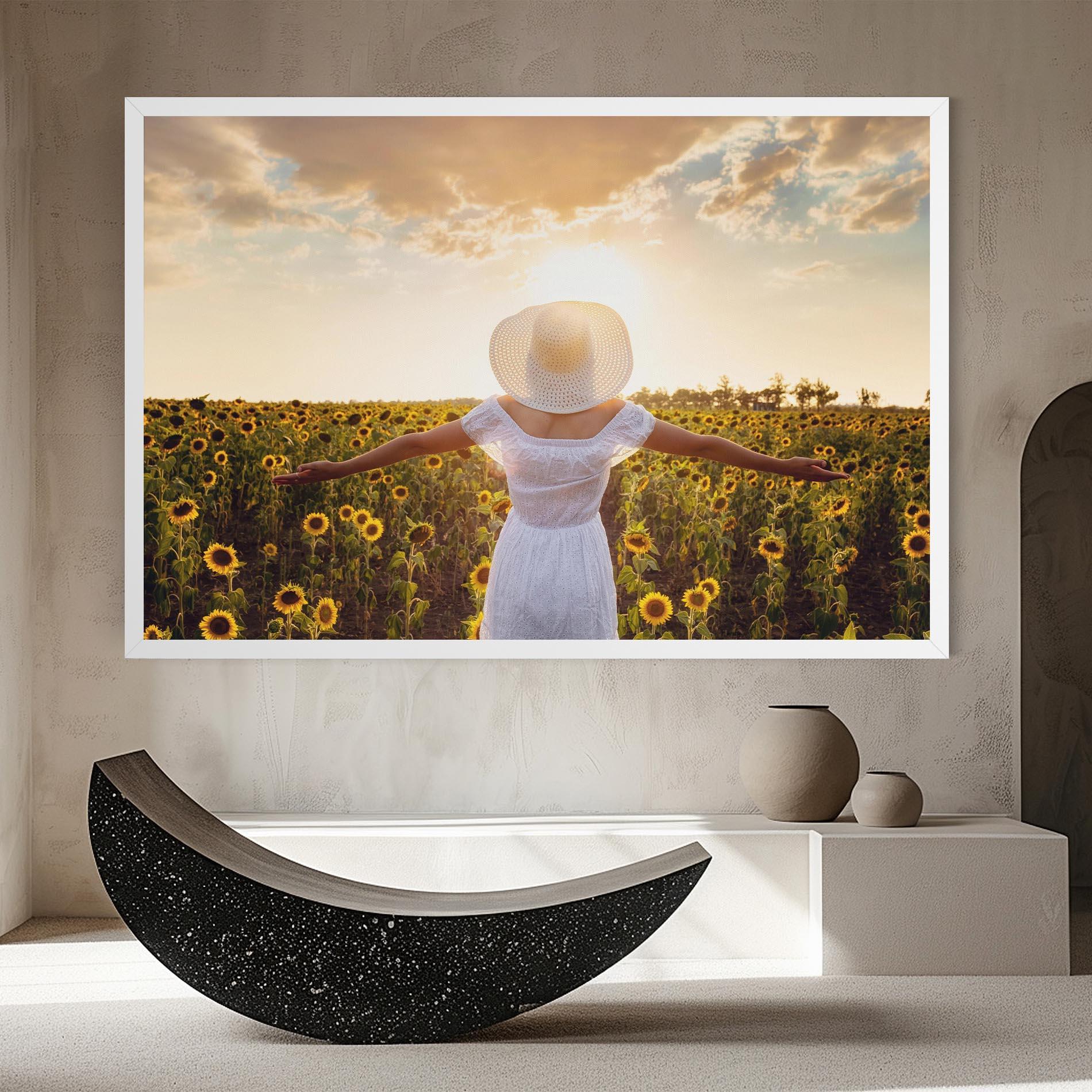 Tablou Canvas Girl In Nature mockup 8