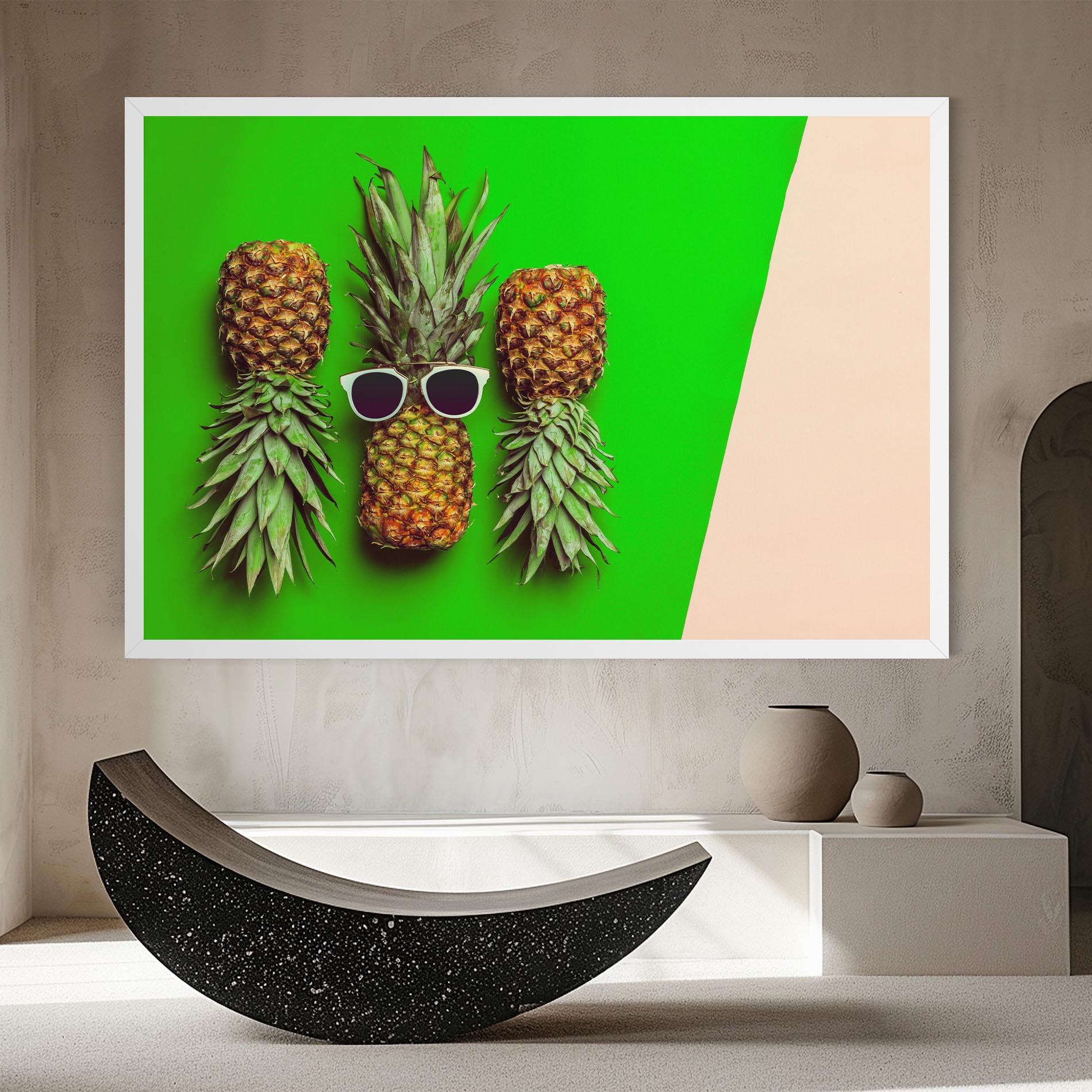 Tablou Canvas Green Pineapple mockup 8