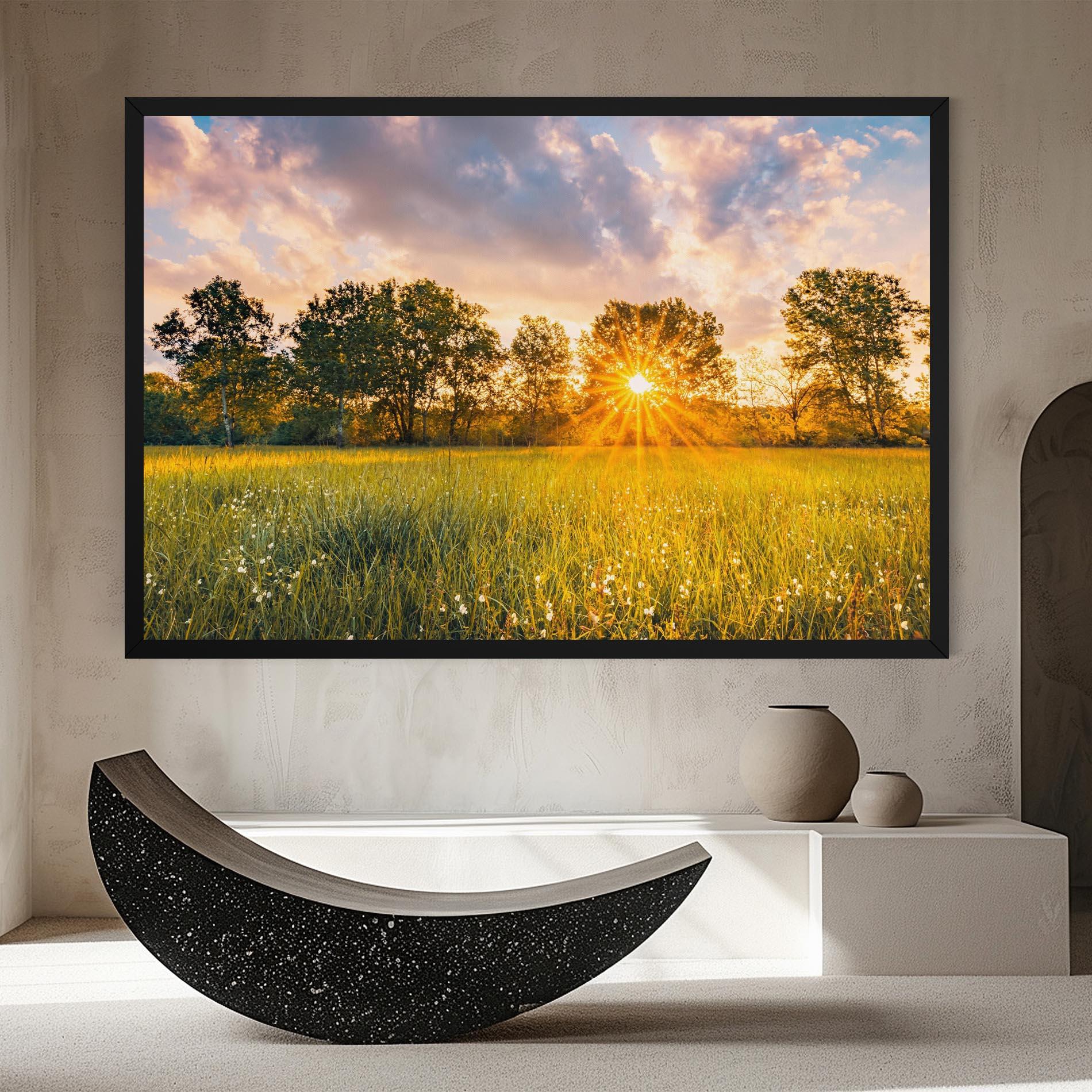 Tablou Canvas Blossoming Meadow mockup 8