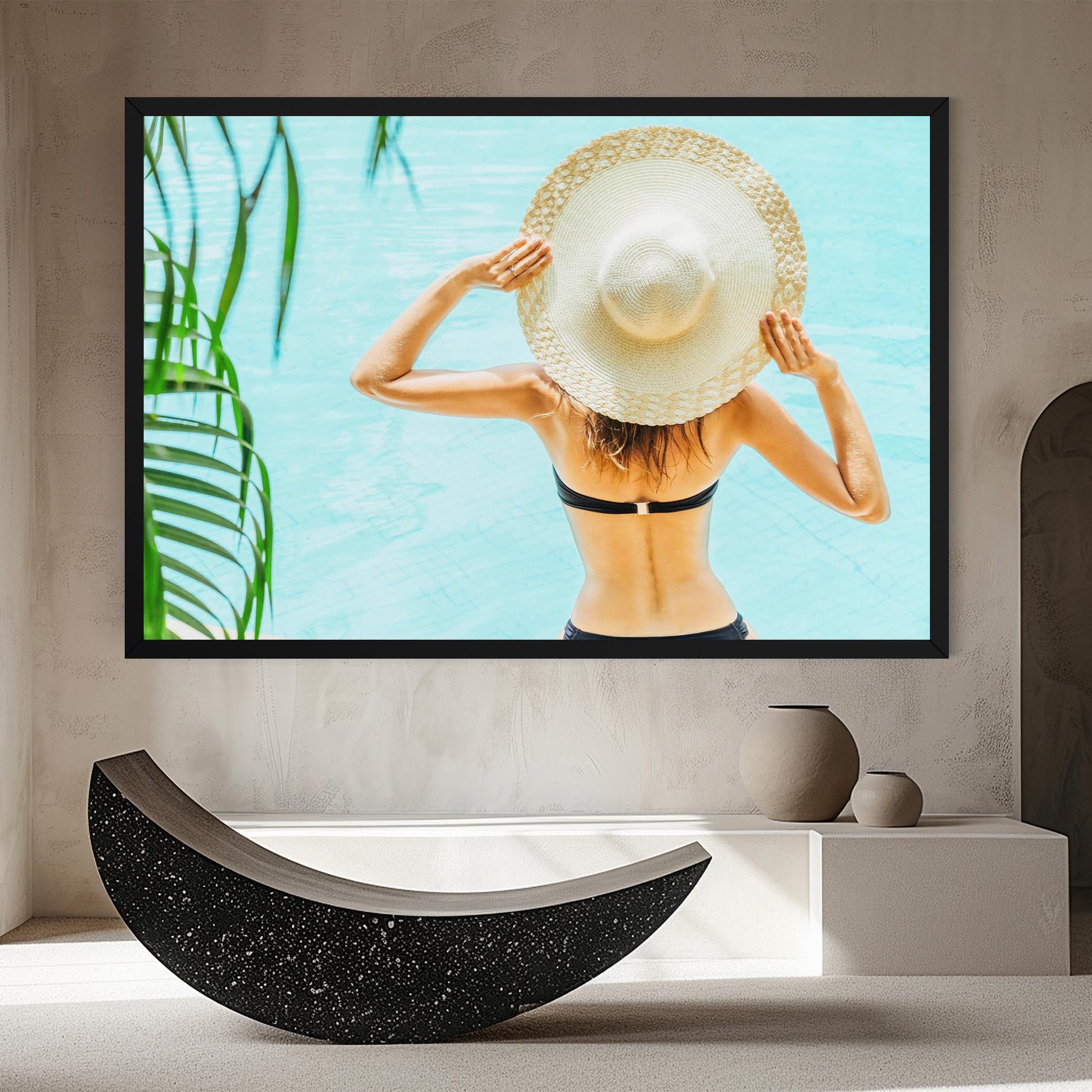 Tablou Canvas Enjoying Swimming Pool mockup 8