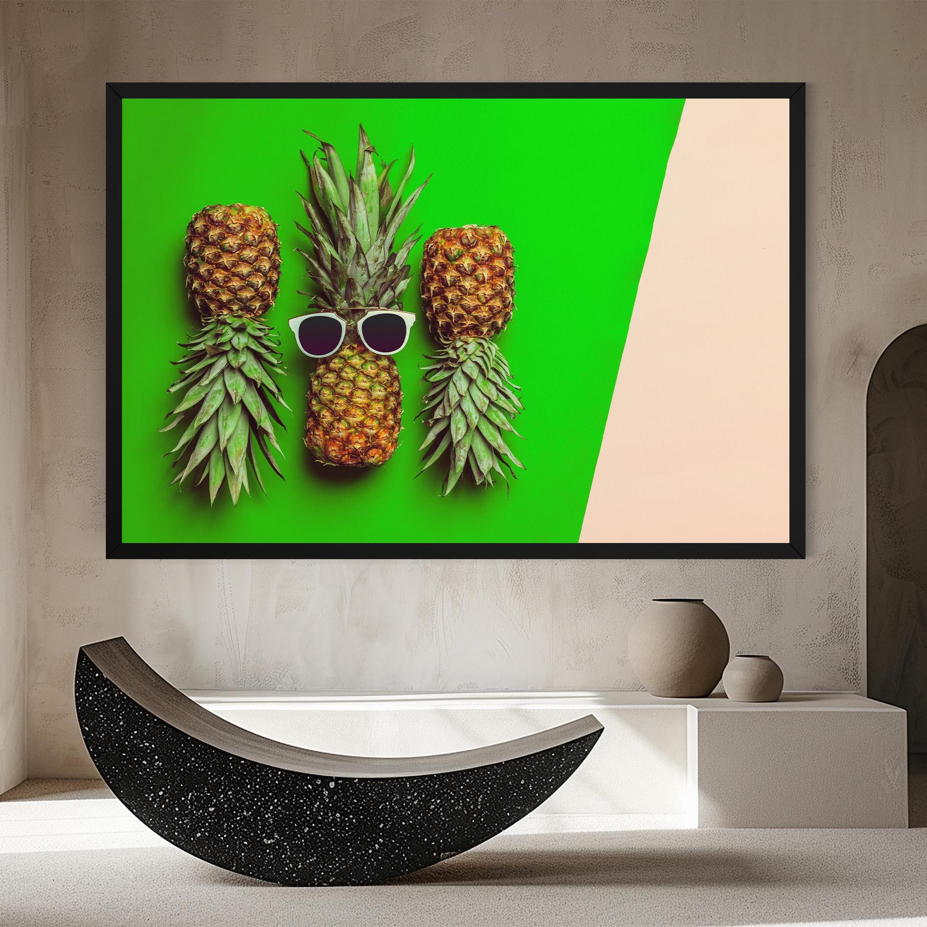 Tablou Canvas Green Pineapple mockup 8