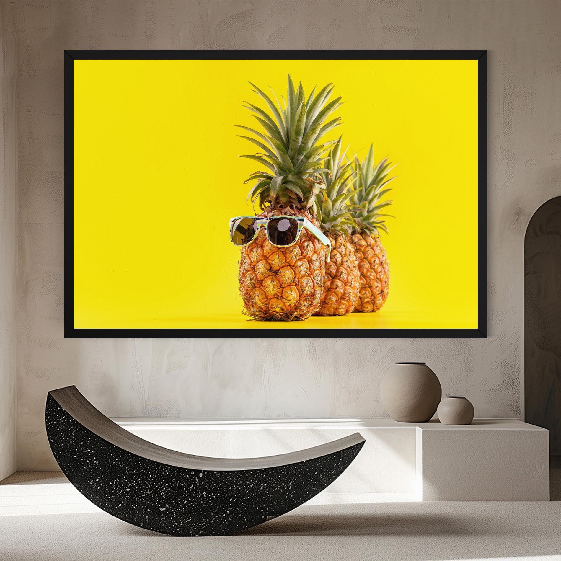 Tablou Canvas Pineapple Looking Up mockup 8