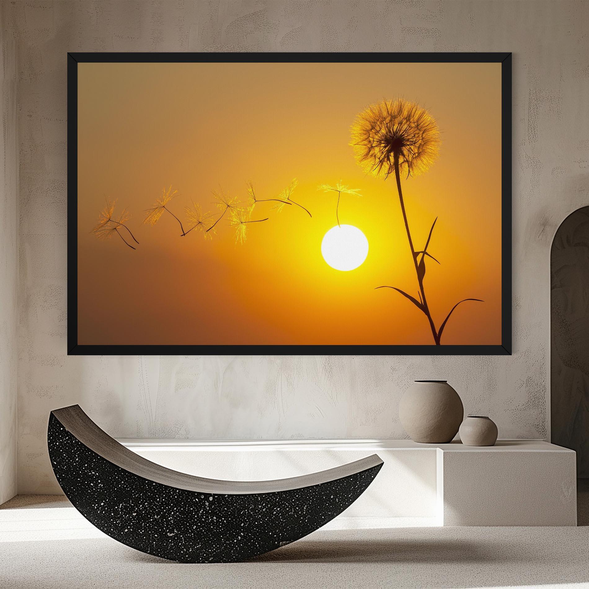 Tablou Canvas Summer Dandelion mockup 8