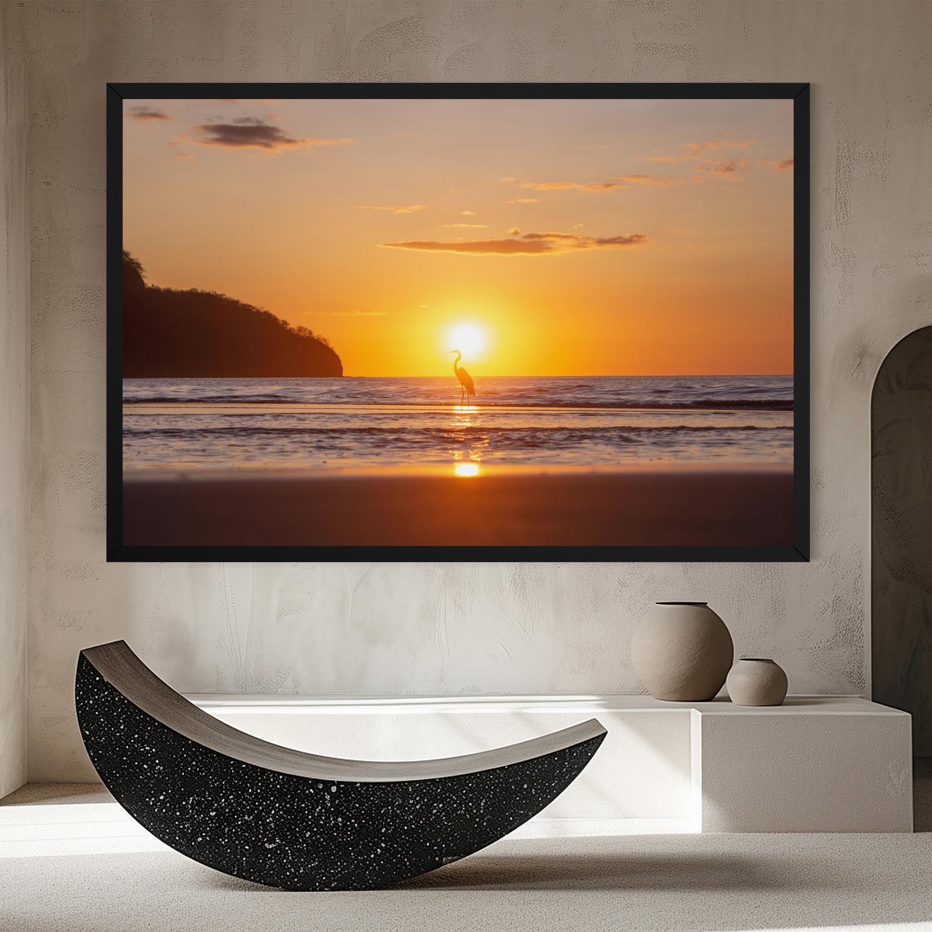 Sunset Bird Silhouette mockup 8