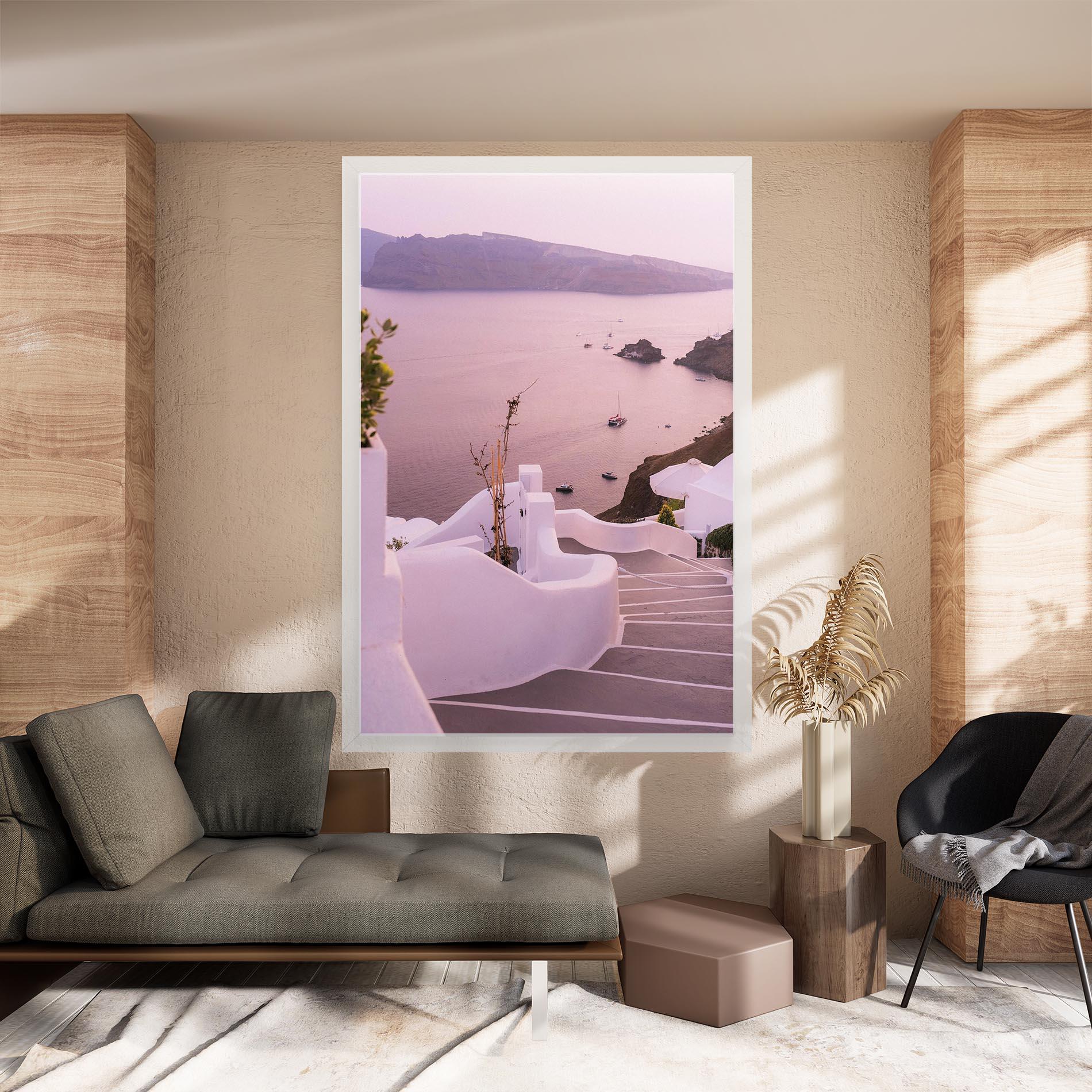 Tablou Canvas Grece Strairs mockup 8