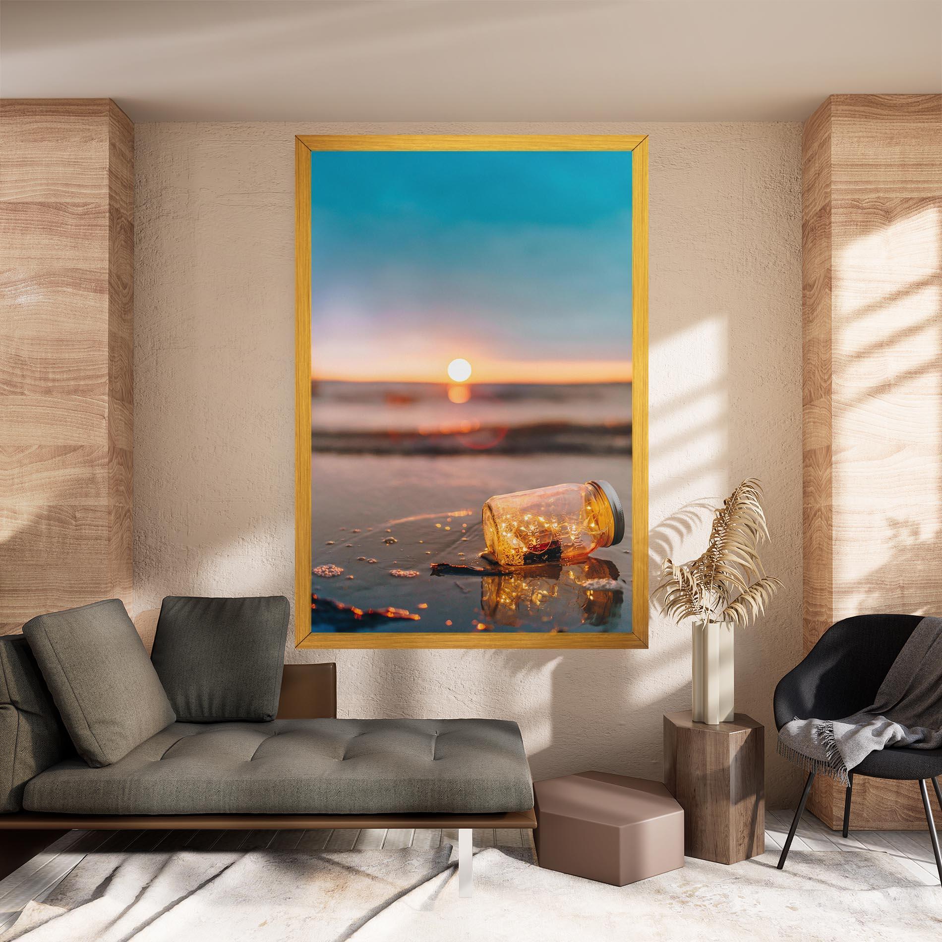 Tablou Canvas Jar With Lights mockup 8