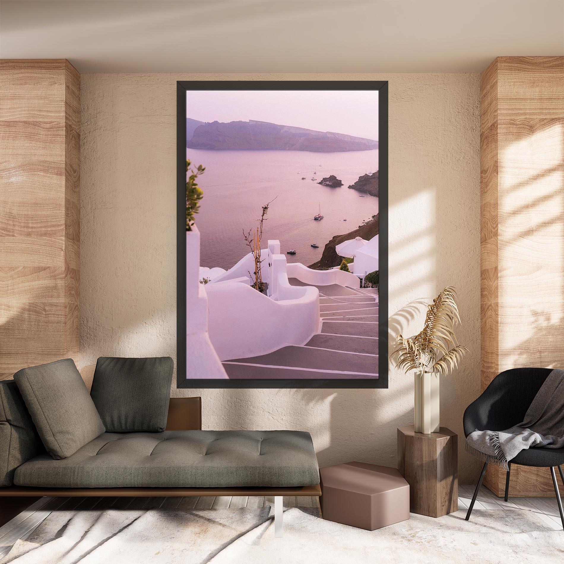 Tablou Canvas Grece Strairs mockup 8