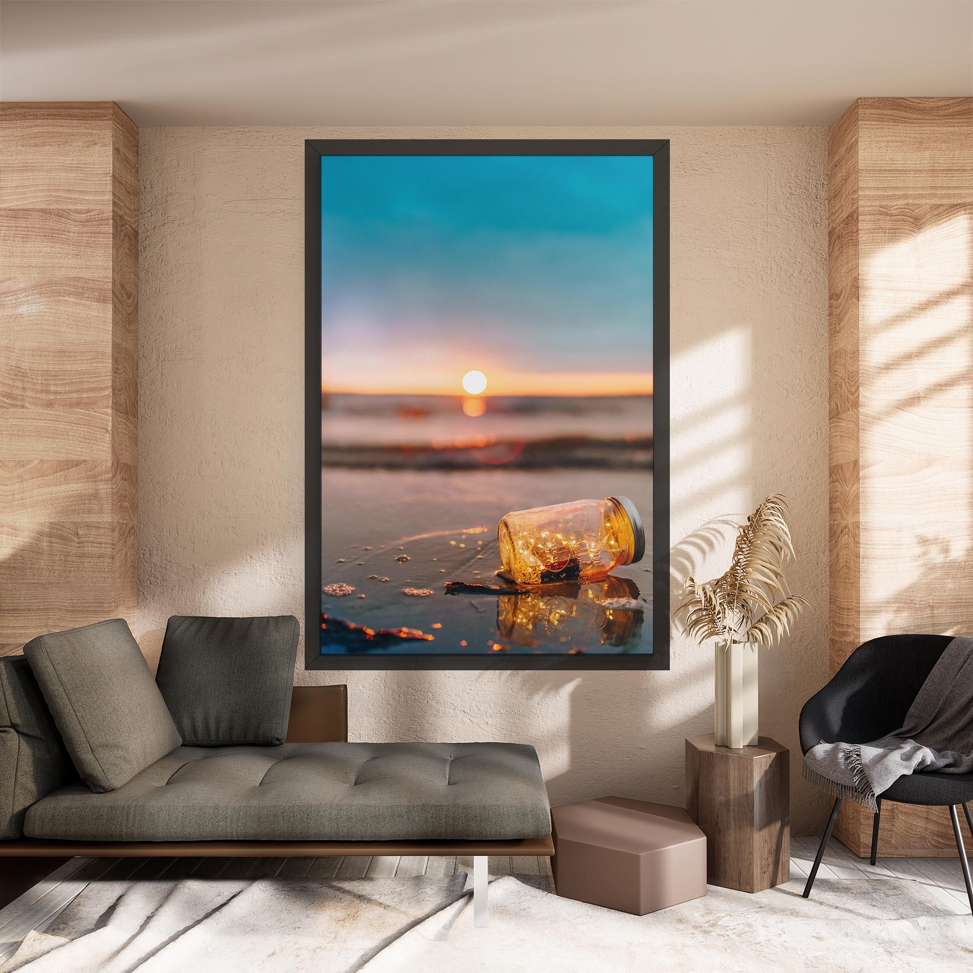 Tablou Canvas Jar With Lights mockup 8