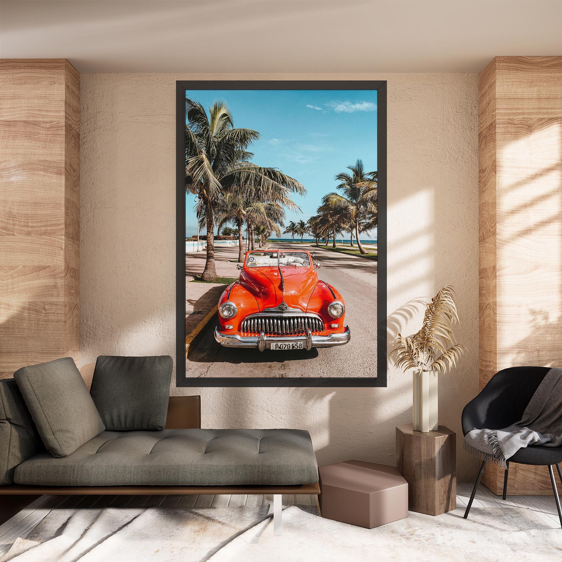 Tablou Canvas Red Summer Car mockup 8