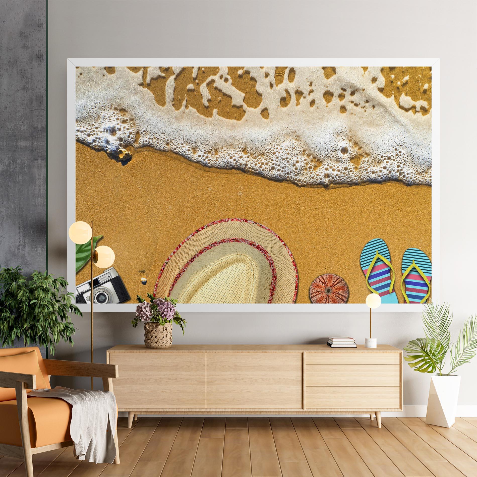 Tablou Canvas Beach Accessories mockup 9