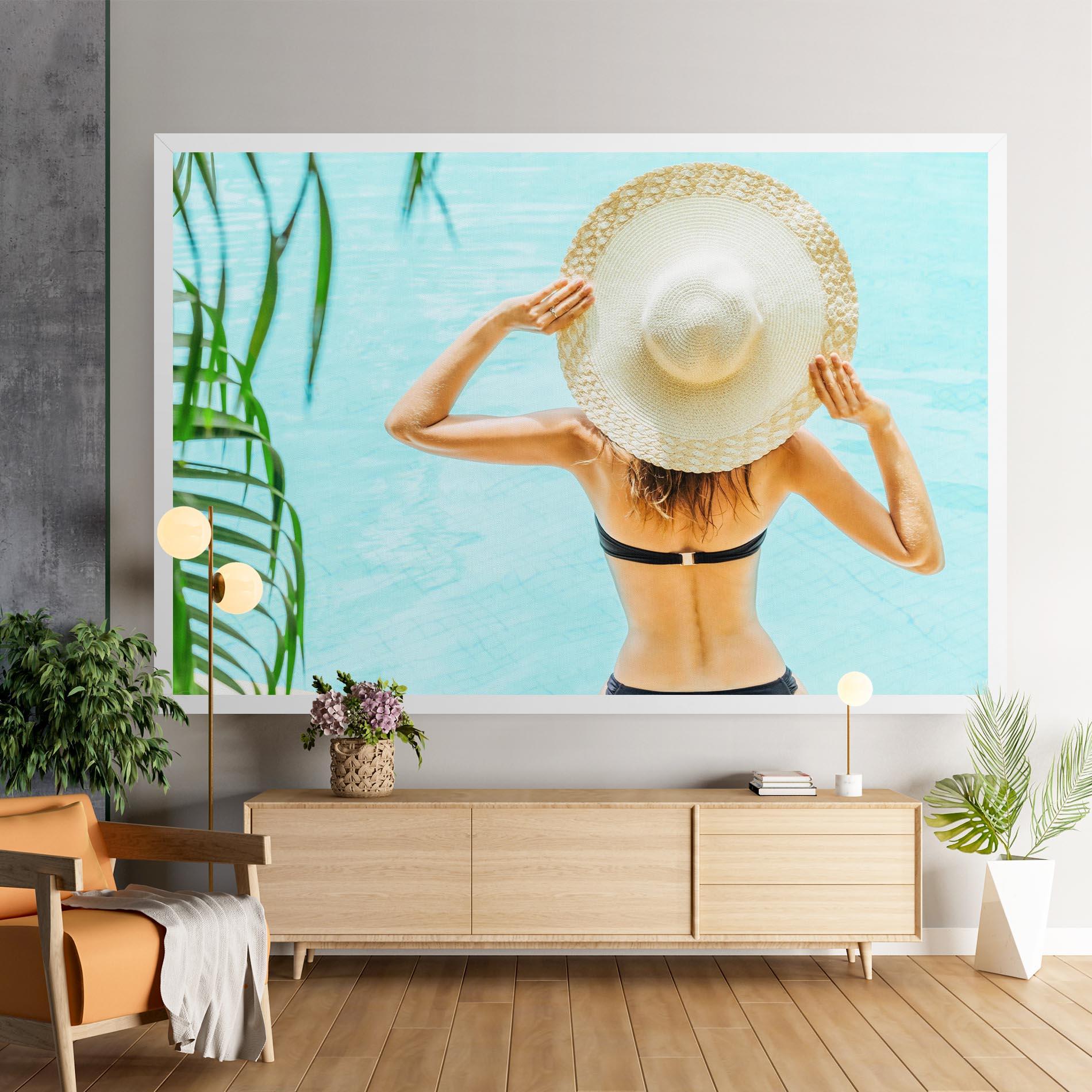 Tablou Canvas Enjoying Swimming Pool mockup 9