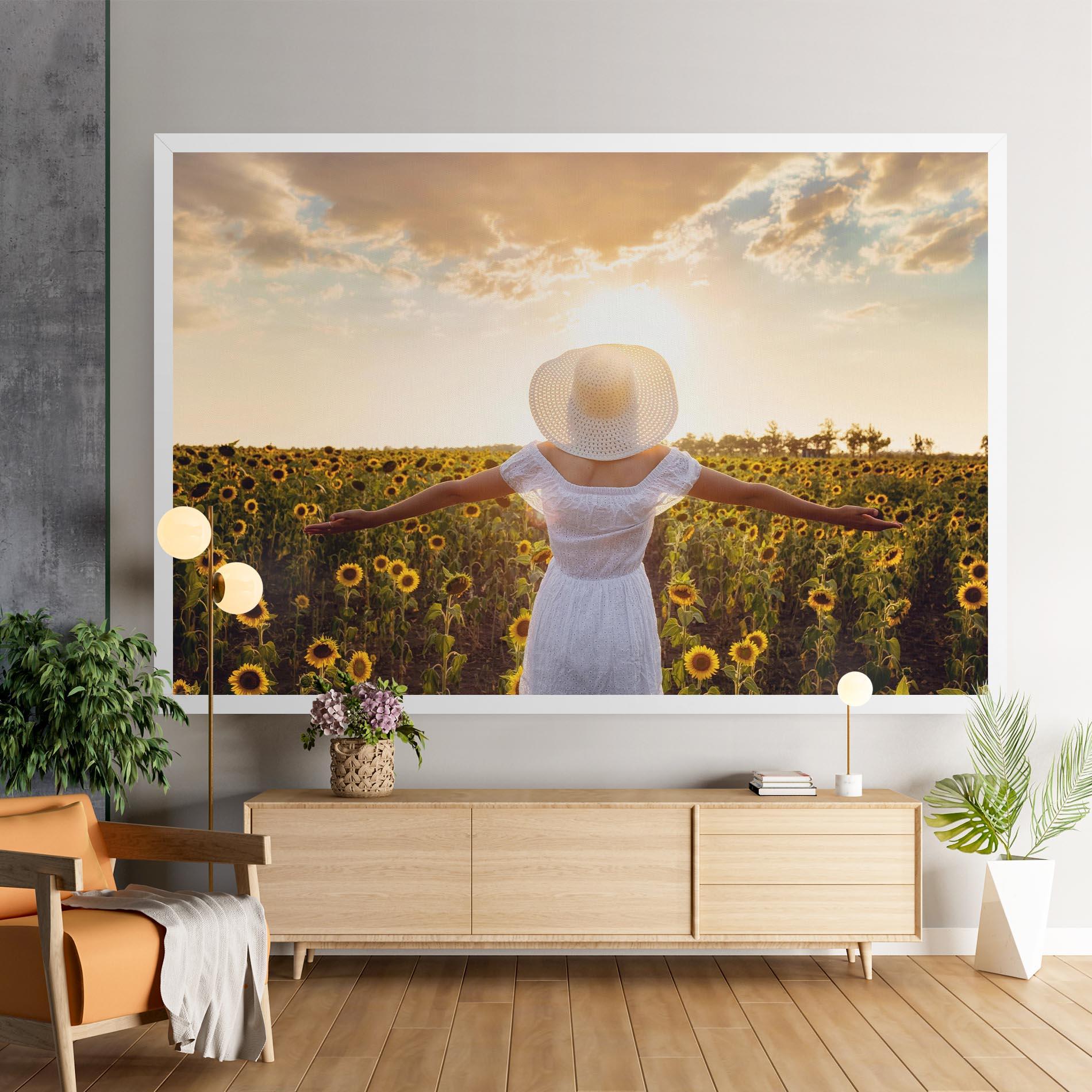 Tablou Canvas Girl In Nature mockup 9