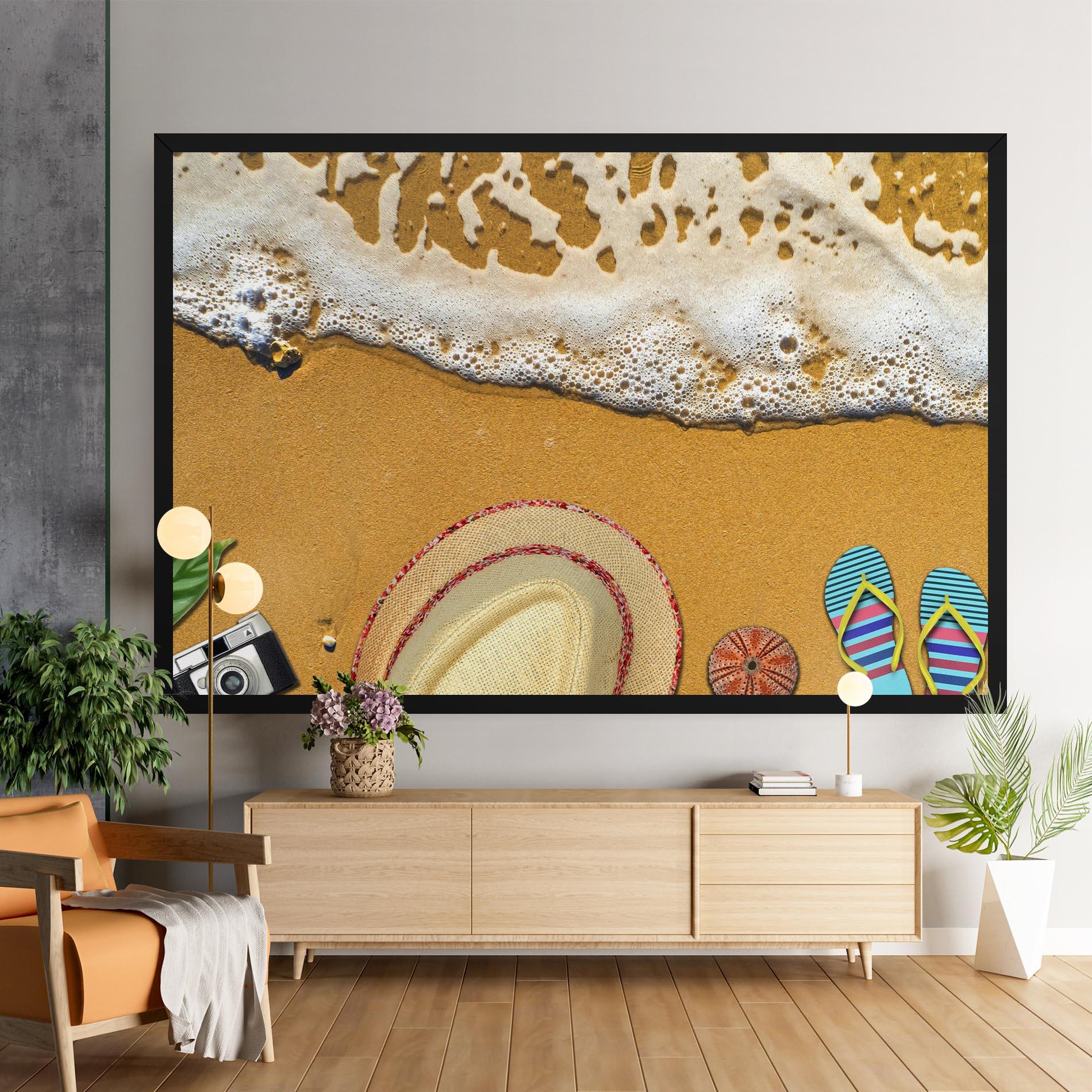 Tablou Canvas Beach Accessories mockup 9