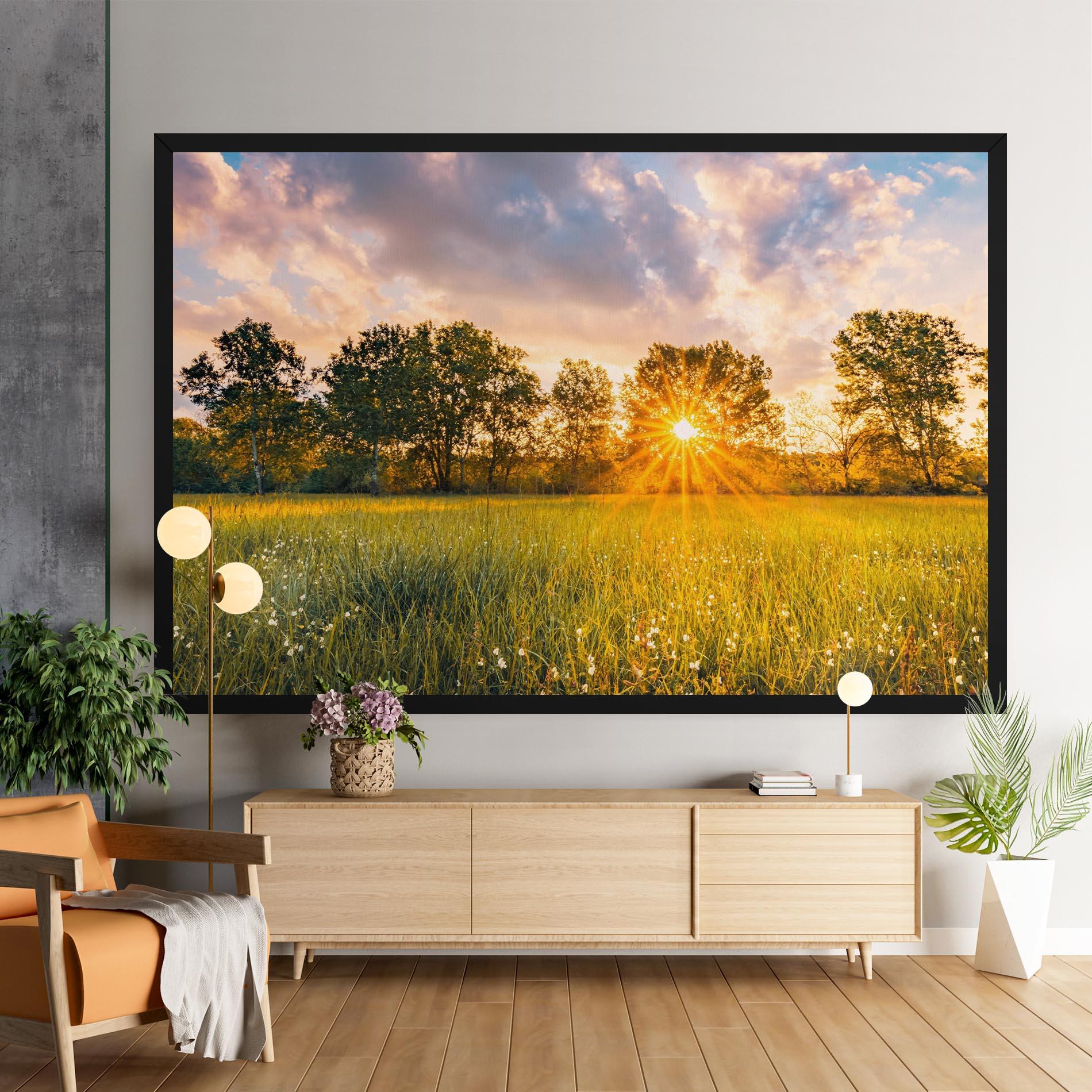 Tablou Canvas Blossoming Meadow mockup 9