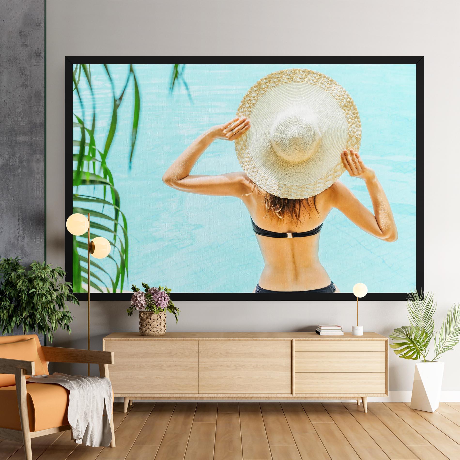 Tablou Canvas Enjoying Swimming Pool mockup 9