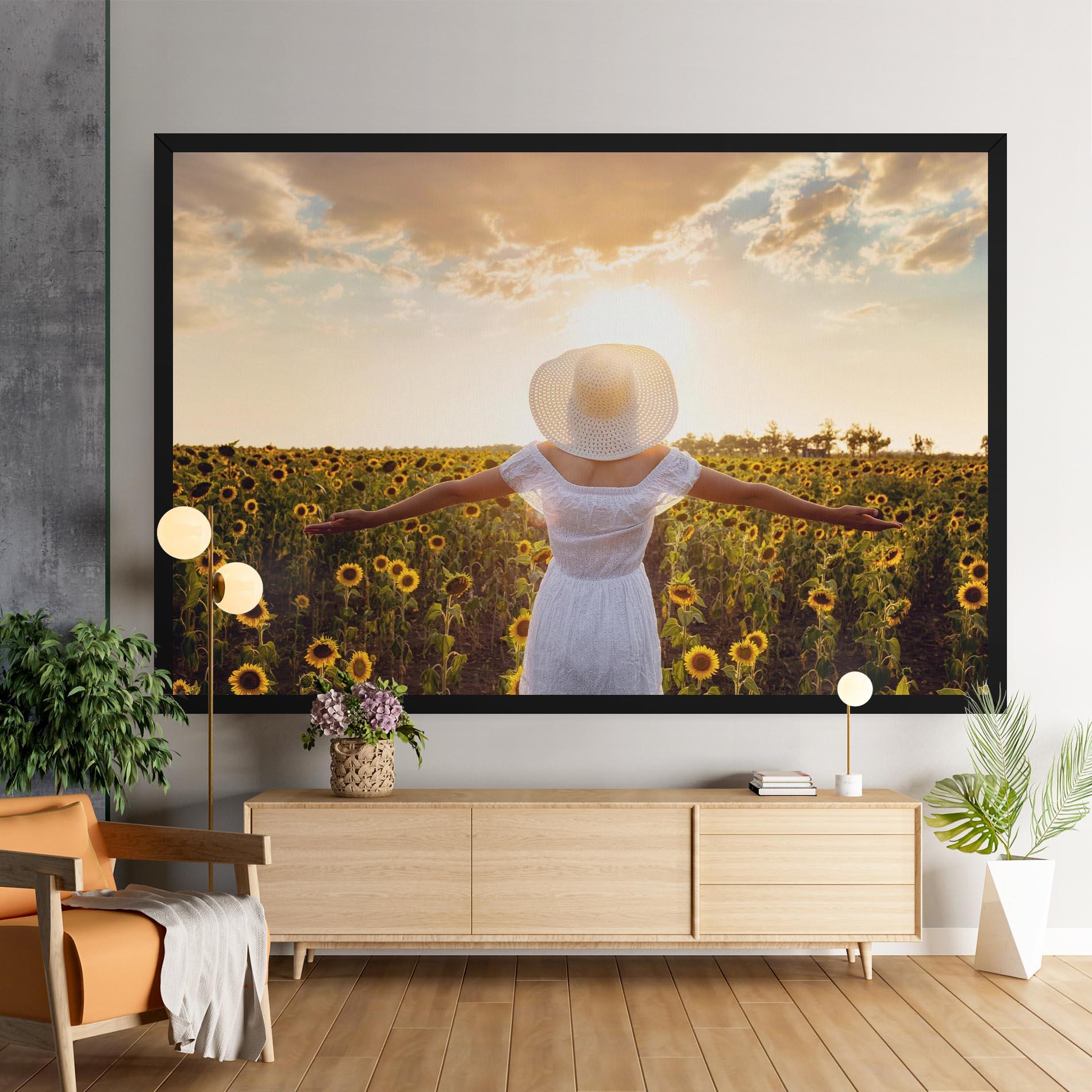 Tablou Canvas Girl In Nature mockup 9