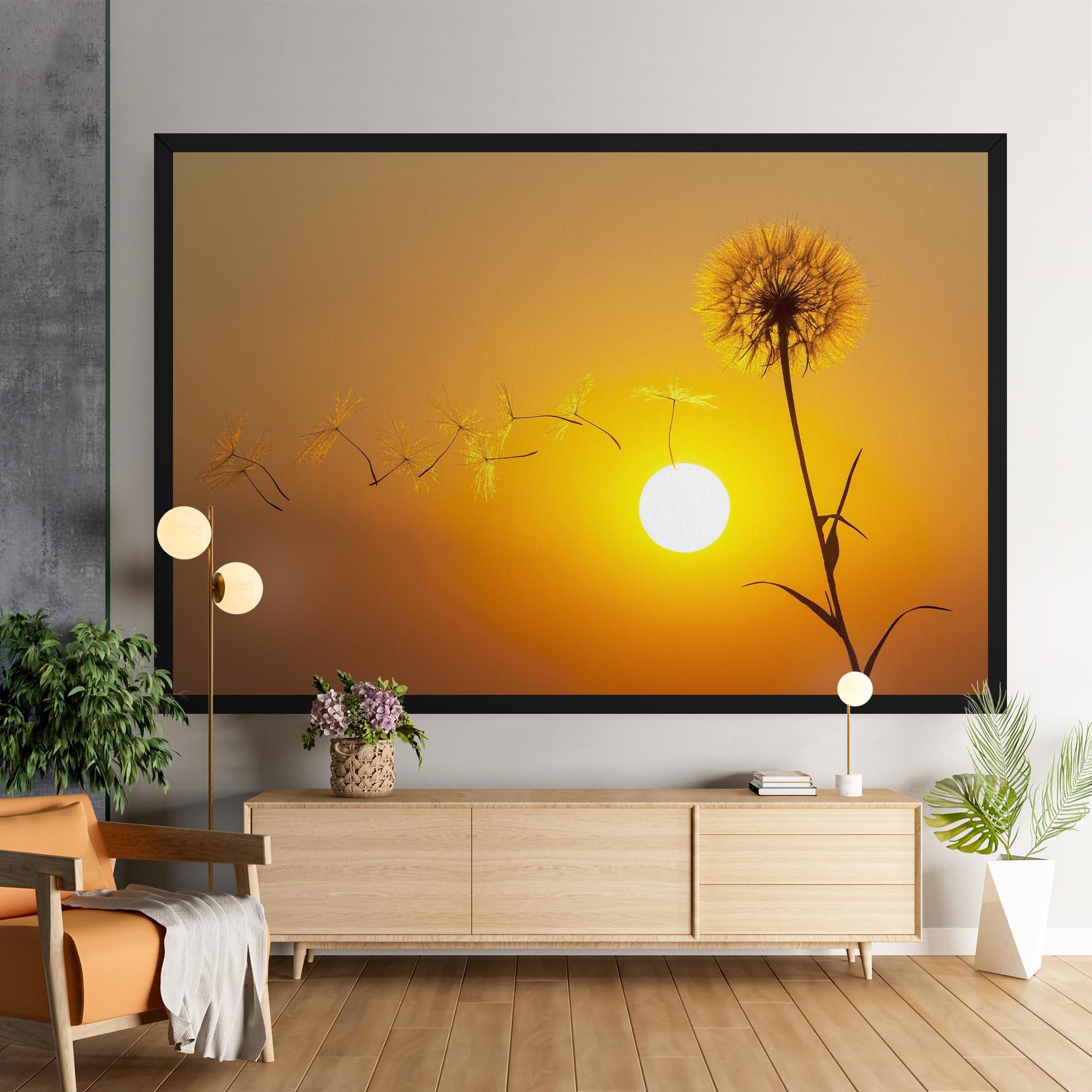 Tablou Canvas Summer Dandelion mockup 9