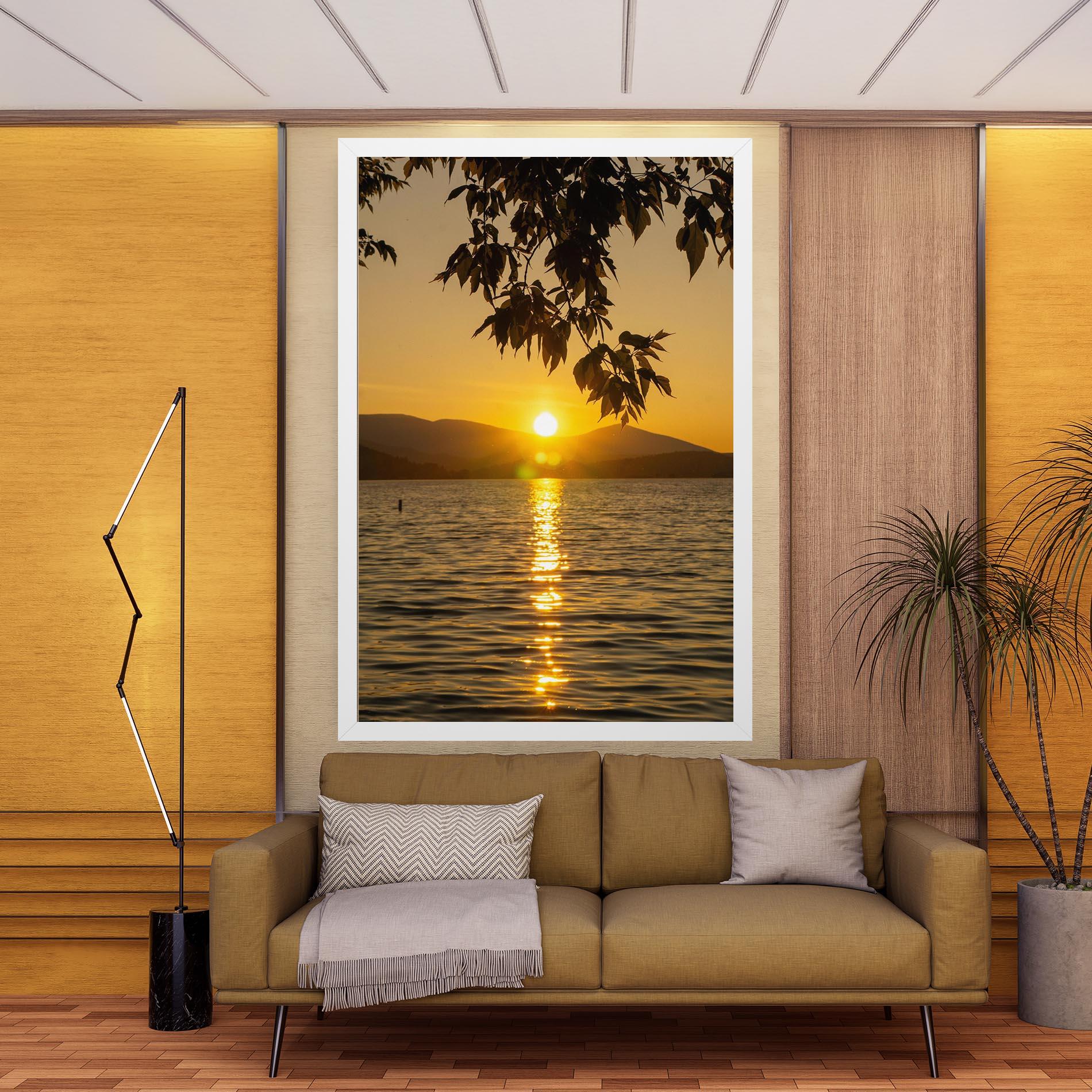 Tablou Canvas Yellow Sunrise mockup 9
