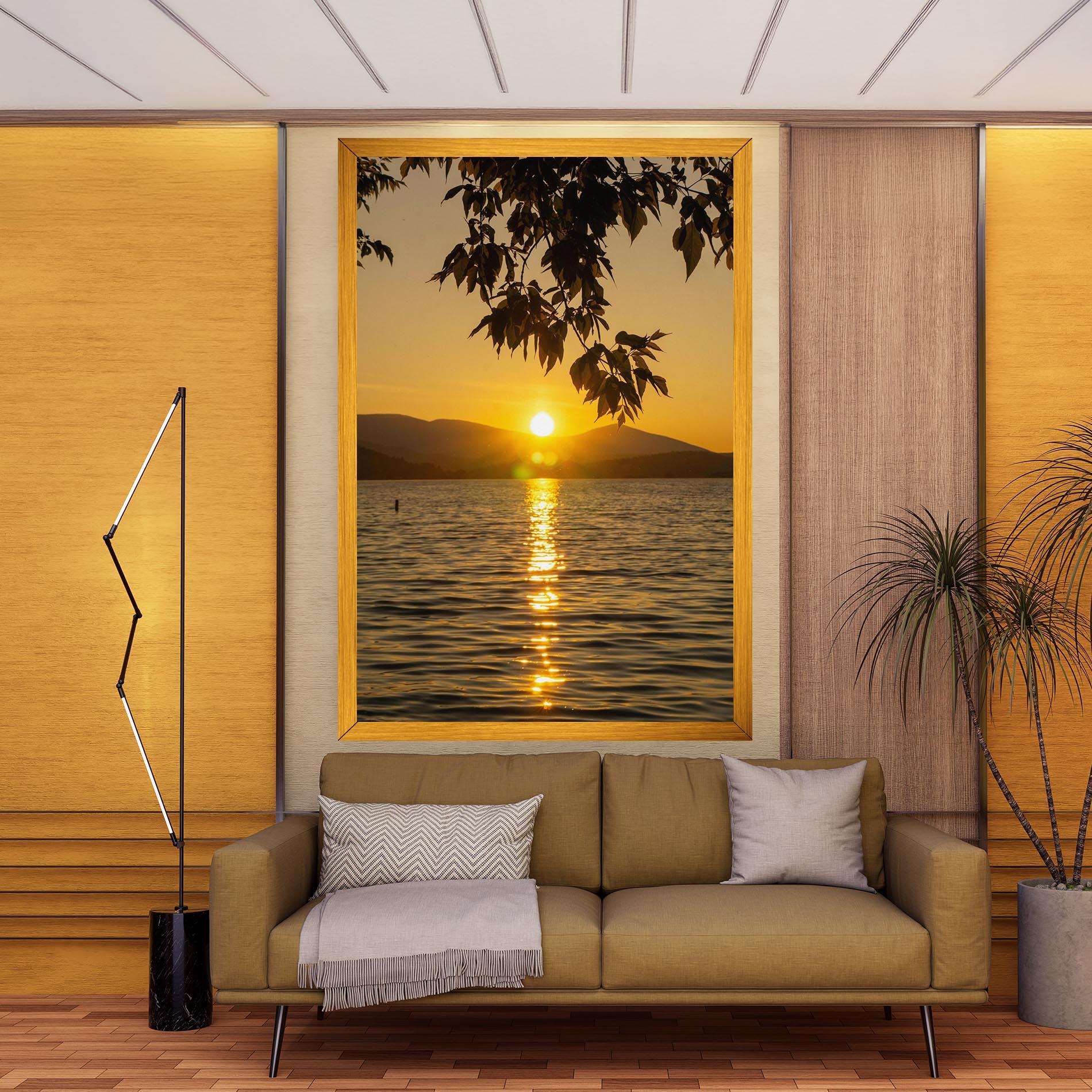 Tablou Canvas Yellow Sunrise mockup 9