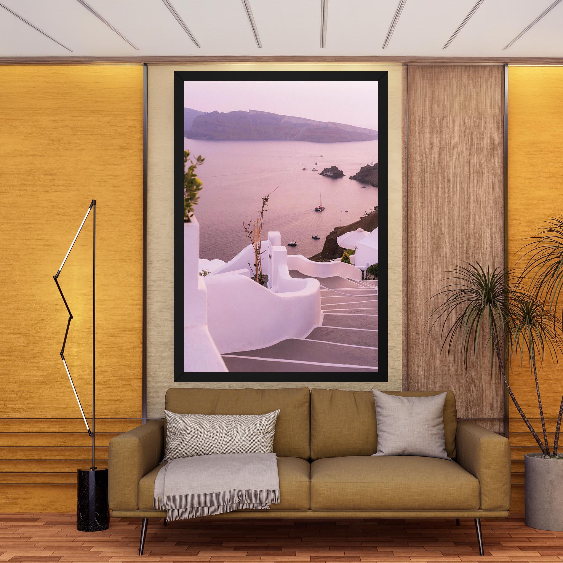 Tablou Canvas Grece Strairs mockup 9