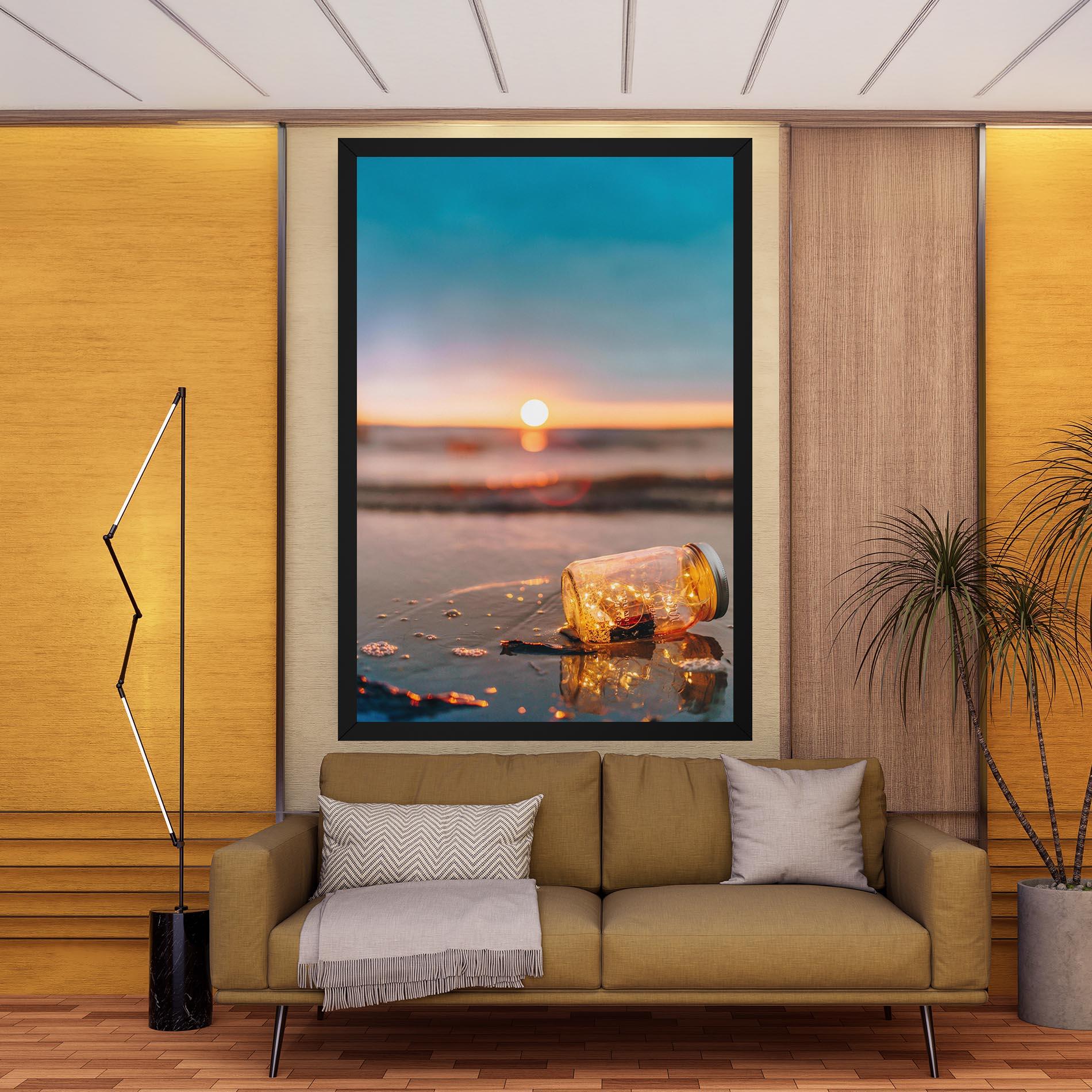 Tablou Canvas Jar With Lights mockup 9