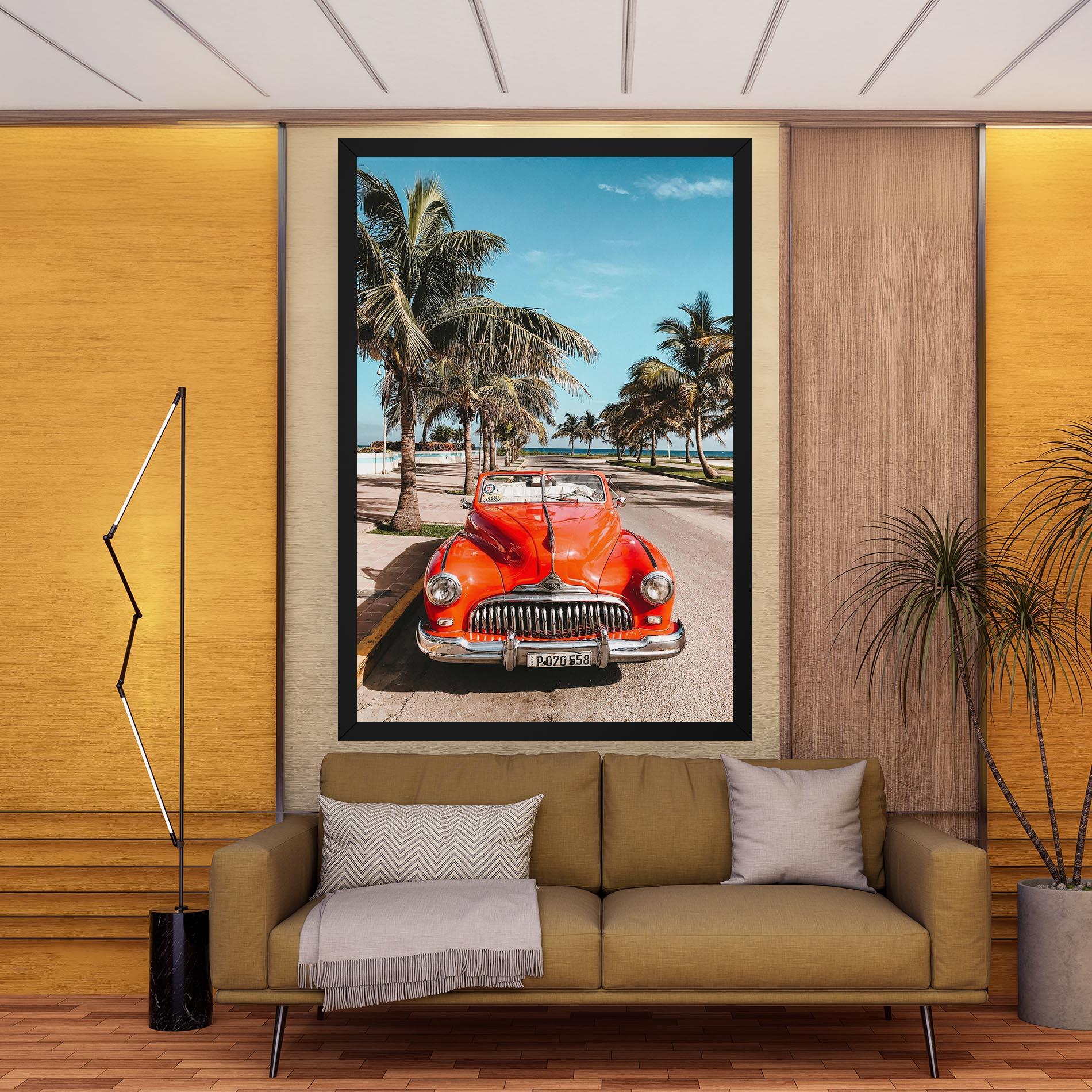 Tablou Canvas Red Summer Car mockup 9