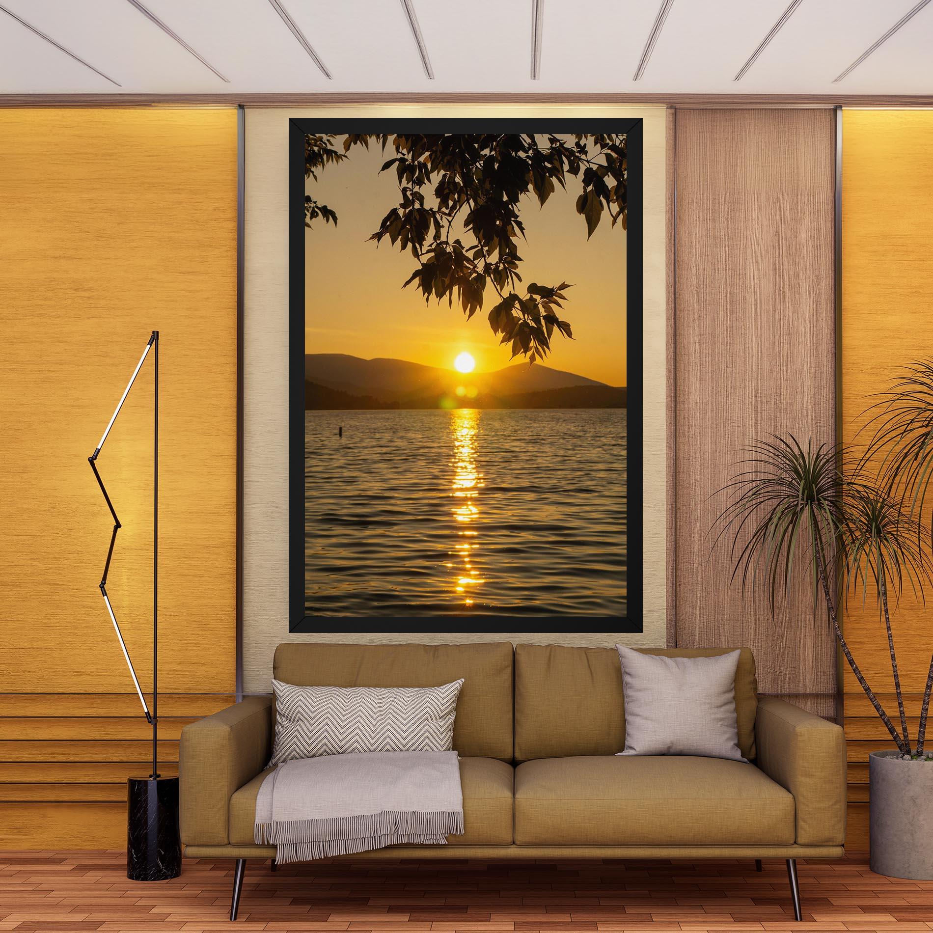Tablou Canvas Yellow Sunrise mockup 9
