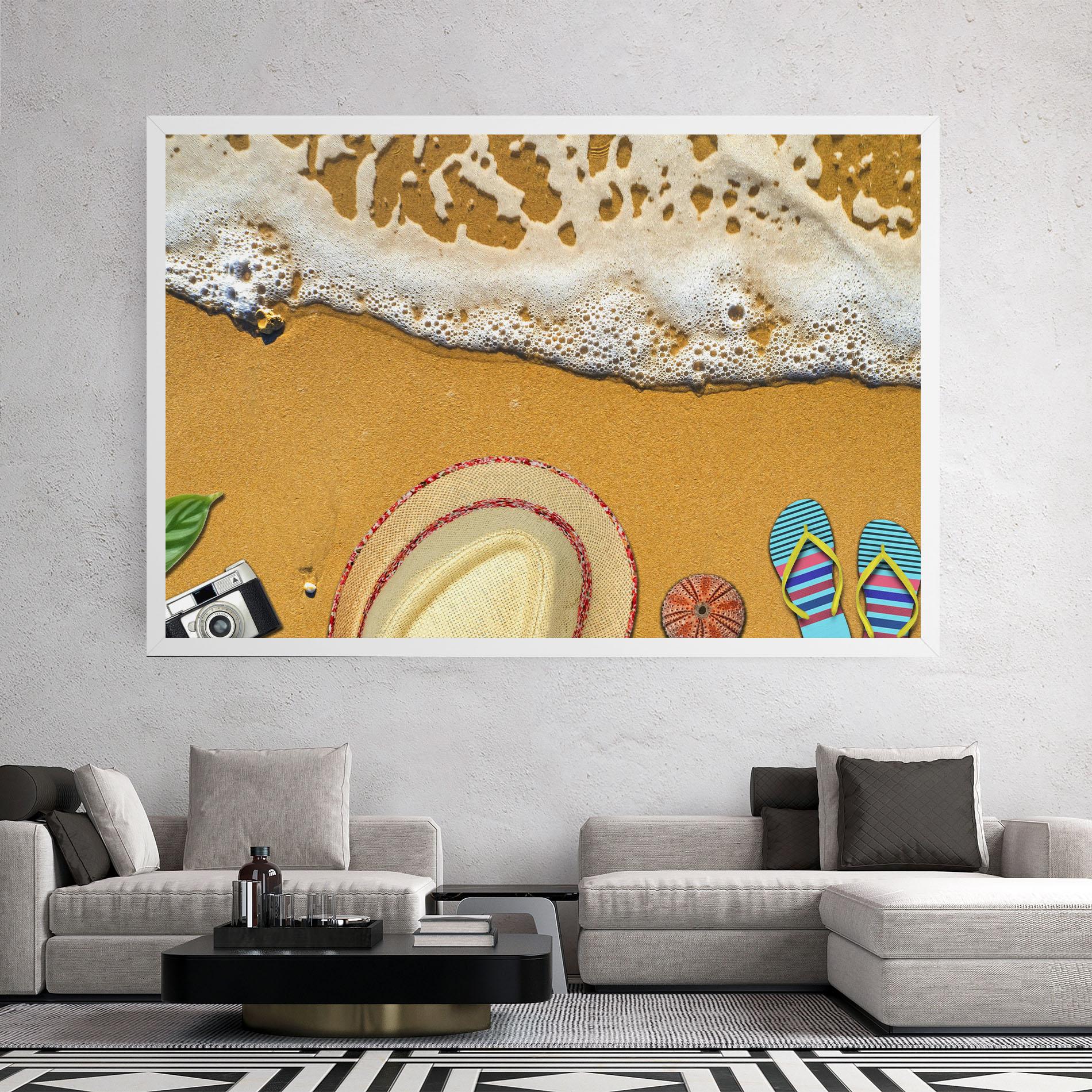 Tablou Canvas Beach Accessories mockup 2