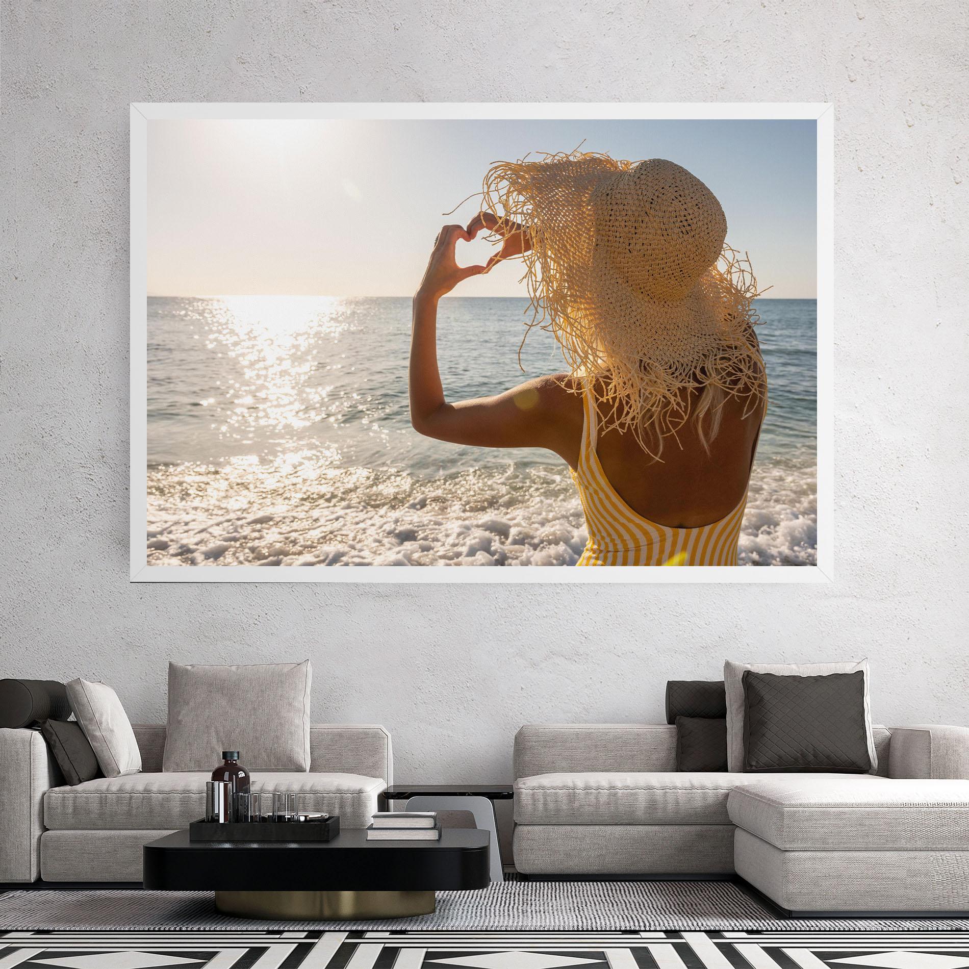 Tablou Canvas Heart Symbol mockup 2