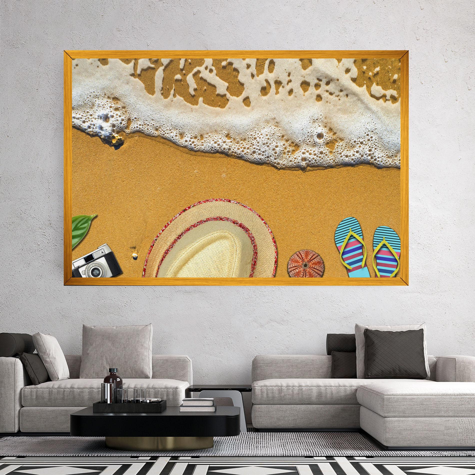 Tablou Canvas Beach Accessories mockup 2