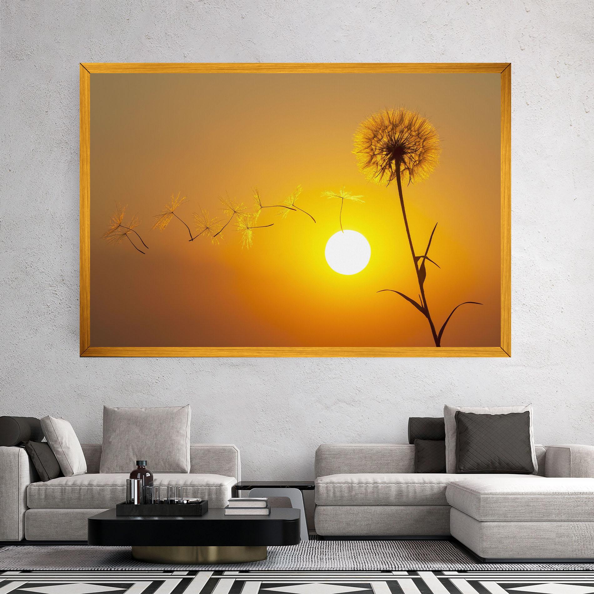 Tablou Canvas Summer Dandelion mockup 2