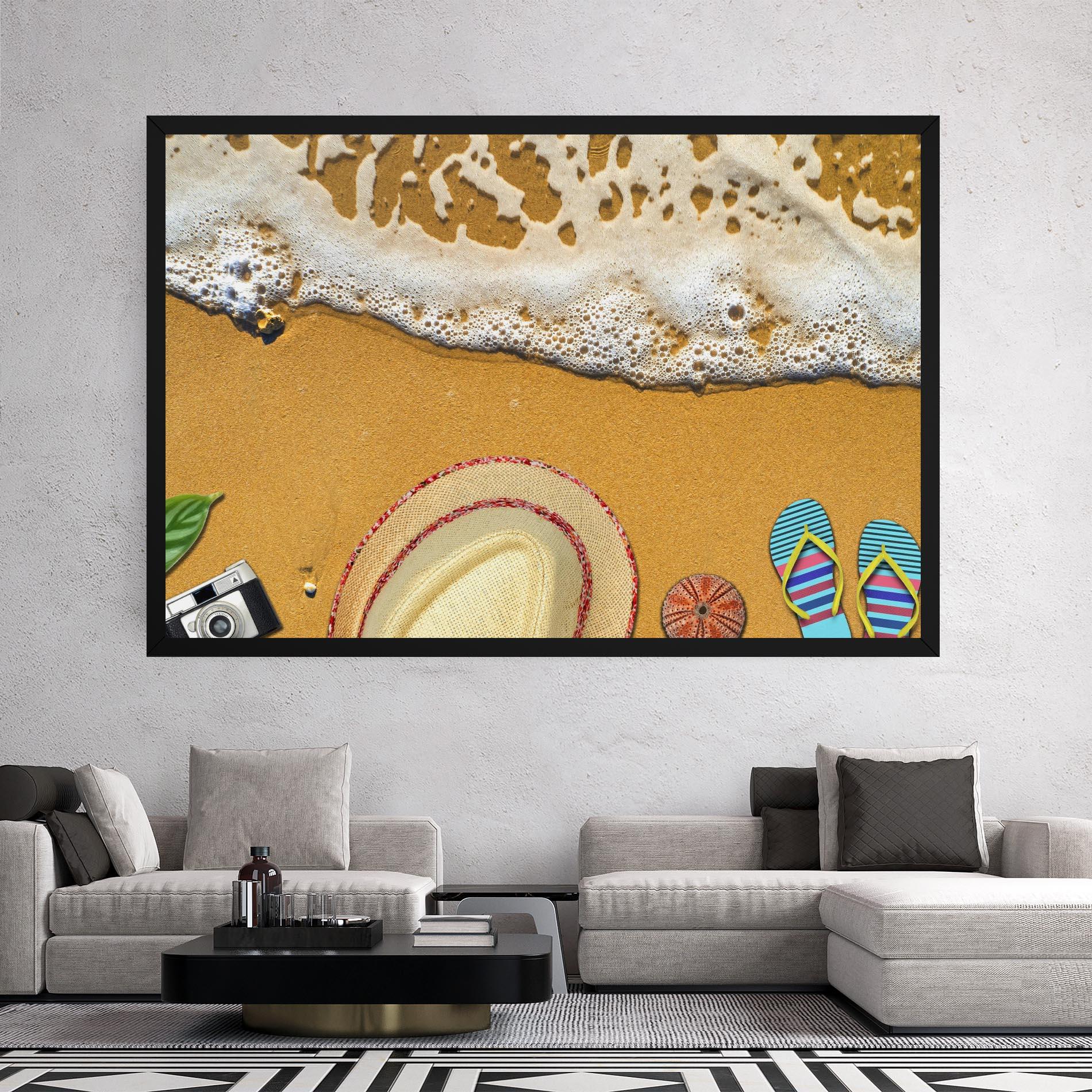 Tablou Canvas Beach Accessories mockup 2