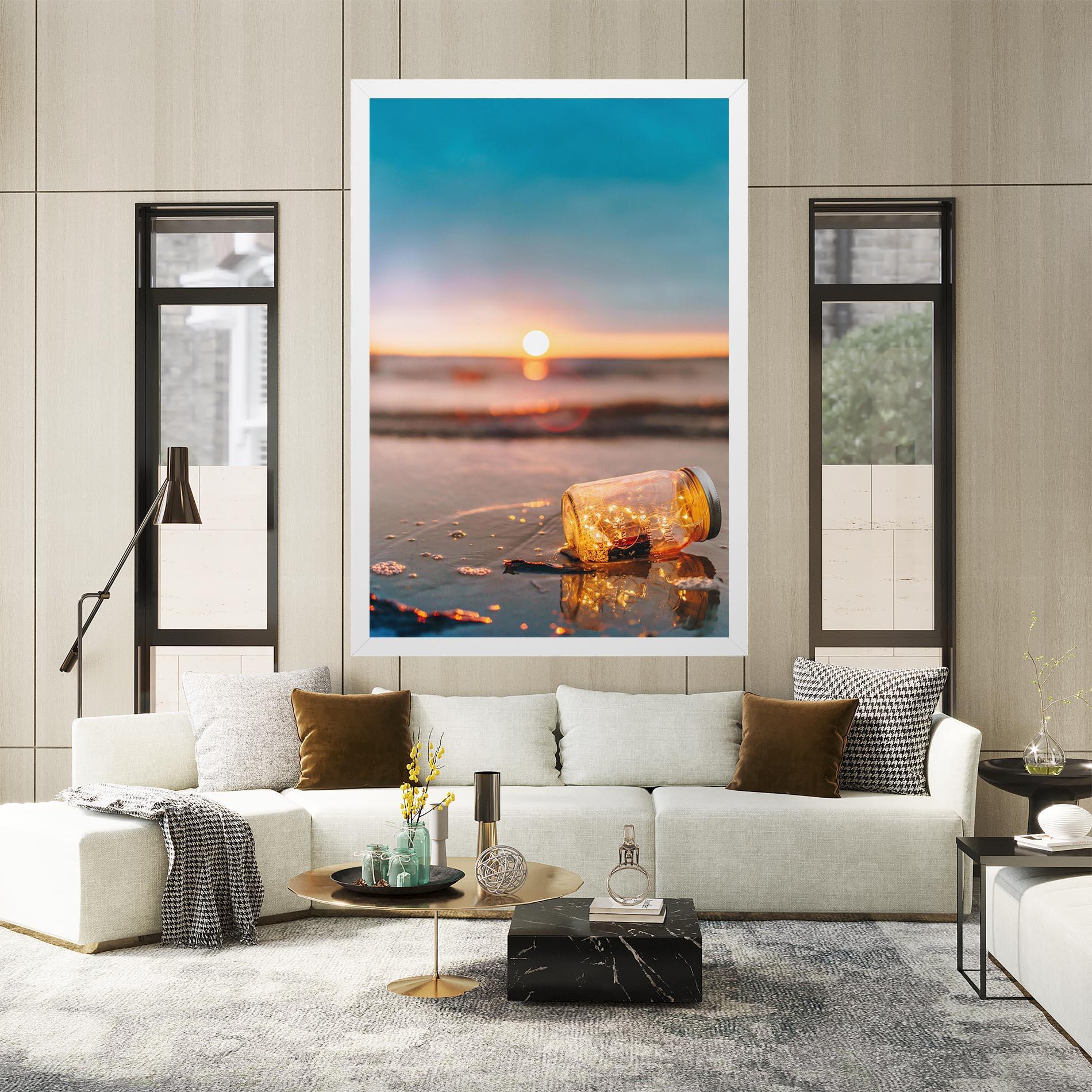 Tablou Canvas Jar With Lights mockup 2