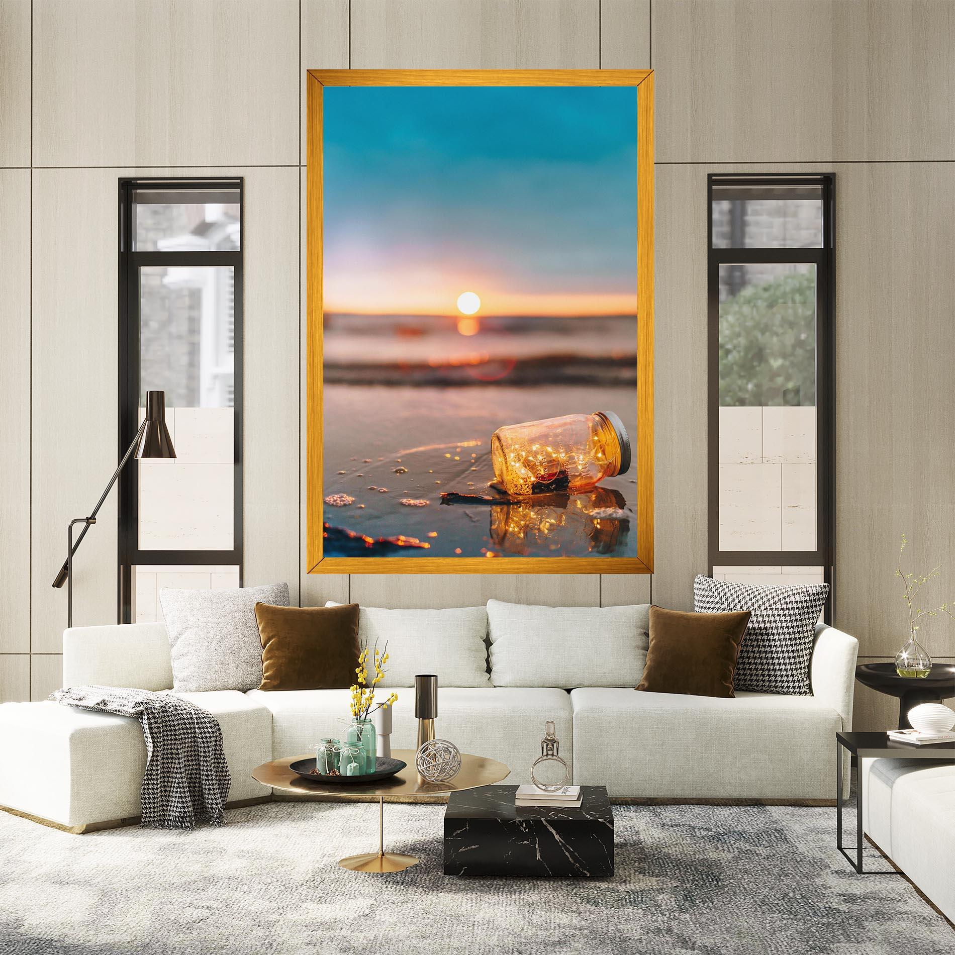 Tablou Canvas Jar With Lights mockup 2