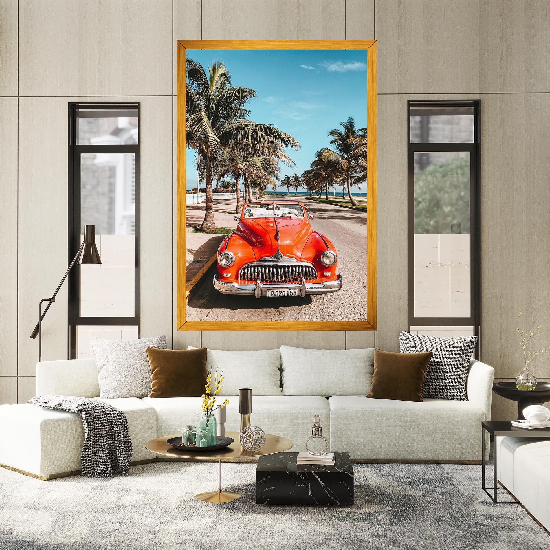 Tablou Canvas Red Summer Car mockup 2