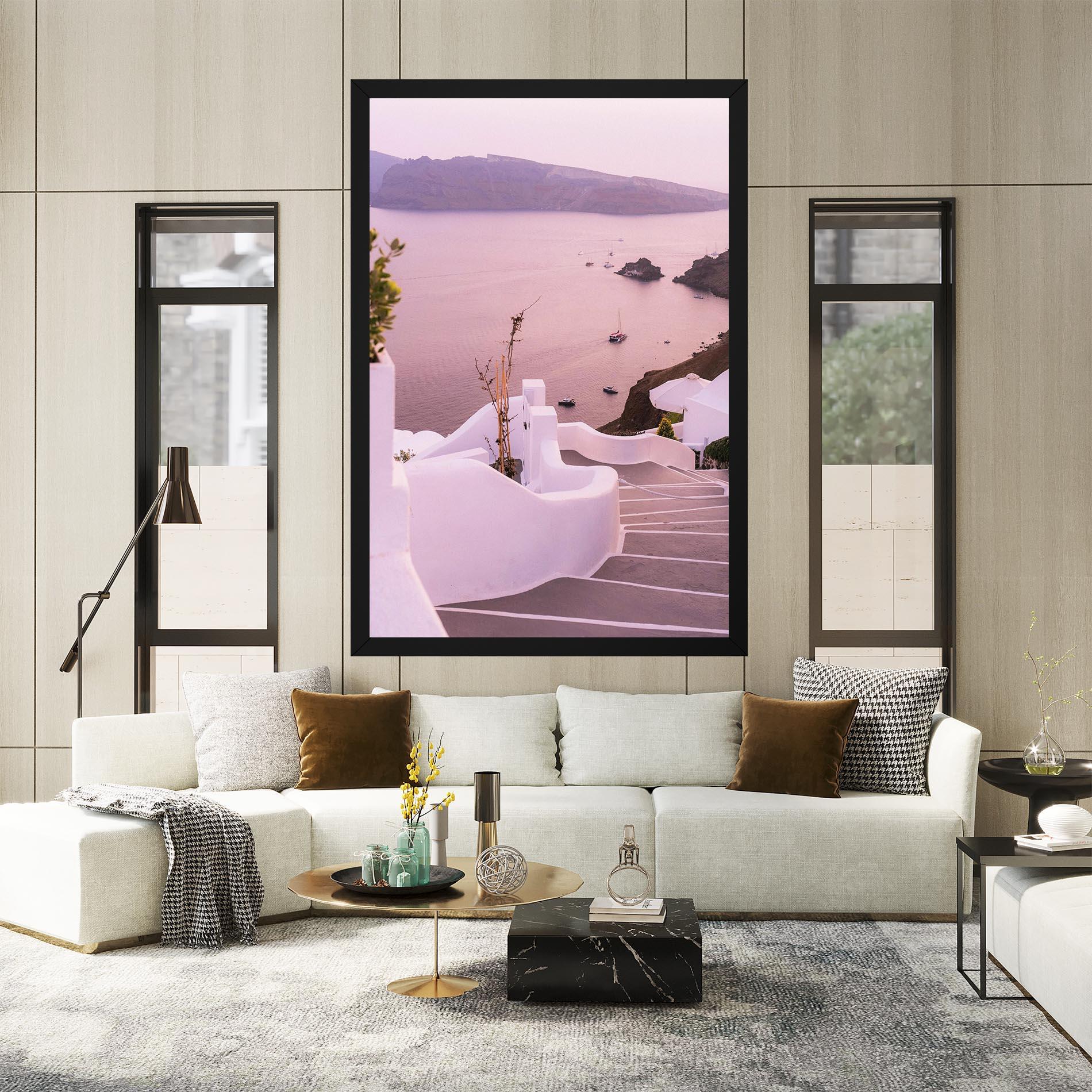 Tablou Canvas Grece Strairs mockup 2