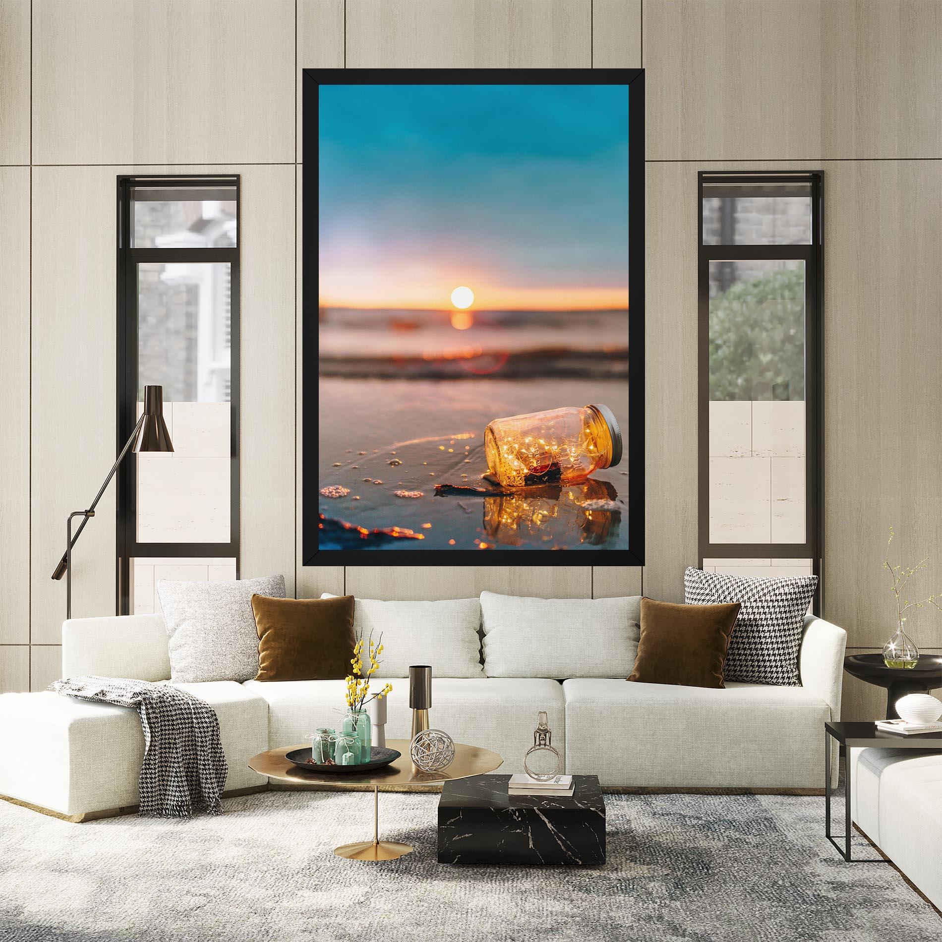 Tablou Canvas Jar With Lights mockup 2