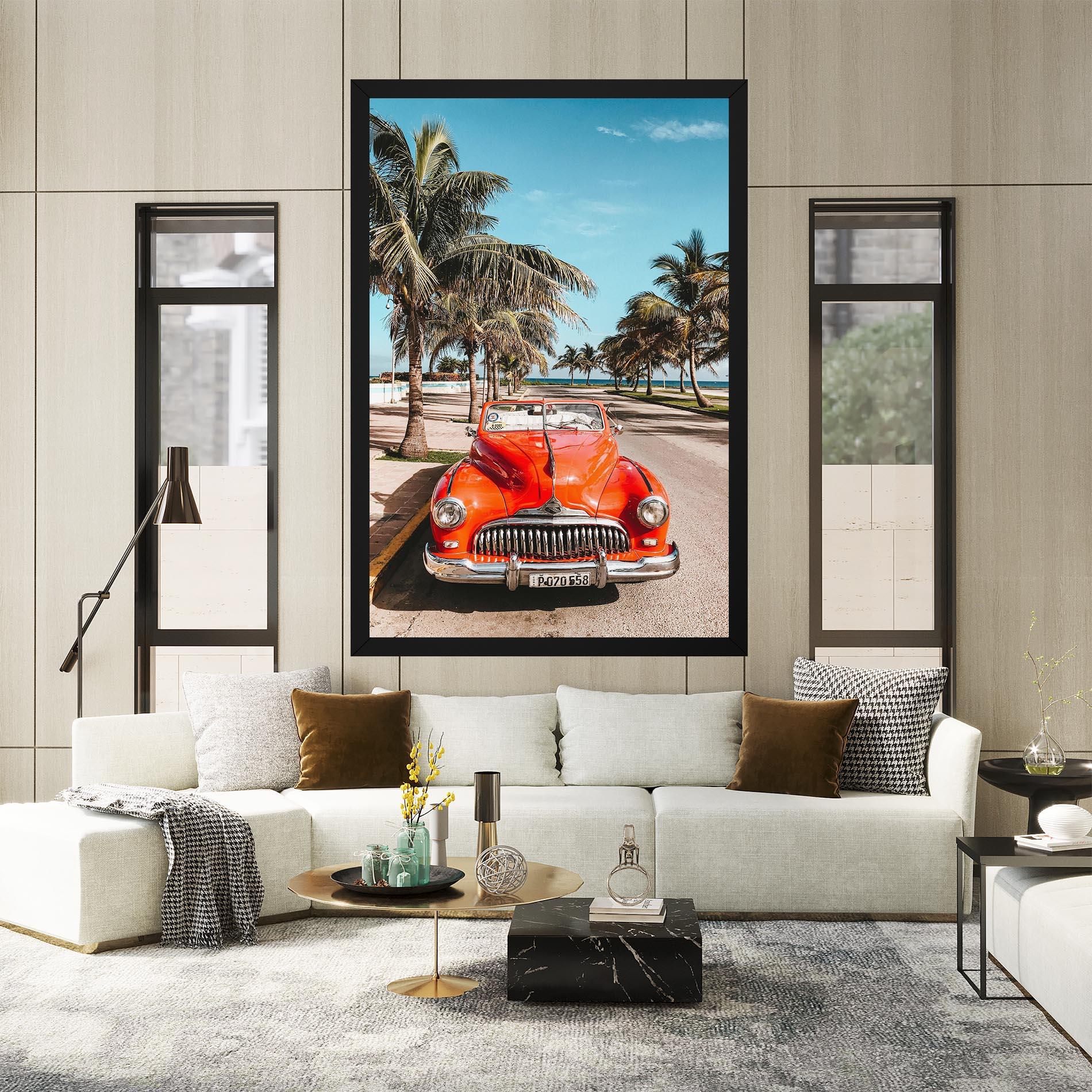 Tablou Canvas Red Summer Car mockup 2