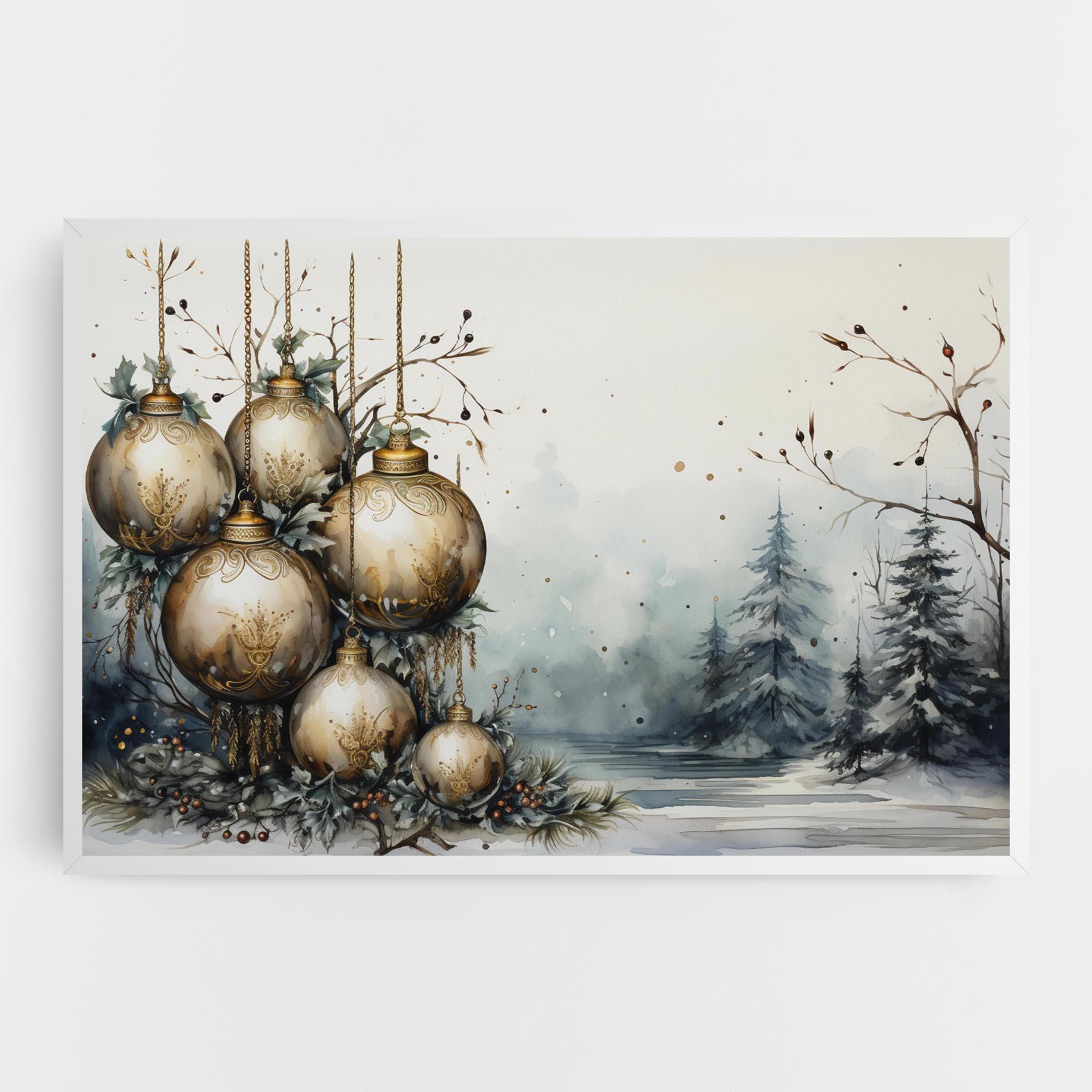Tablou Canvas Christmas Art Paper mockup 0