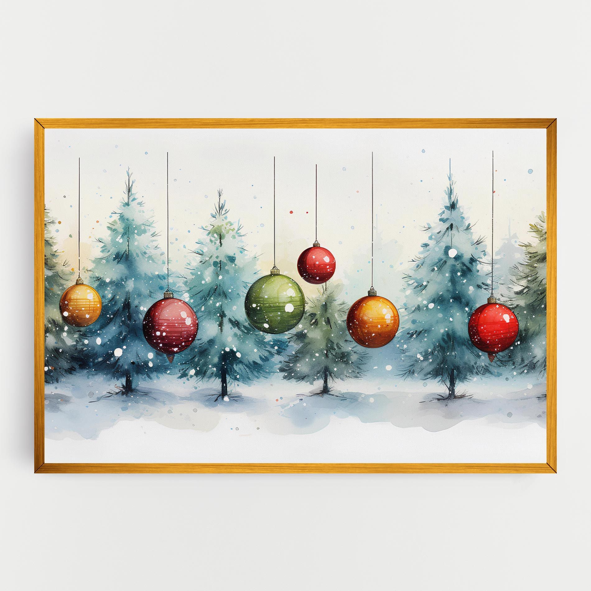 Christmas Tree Painting mockup 0