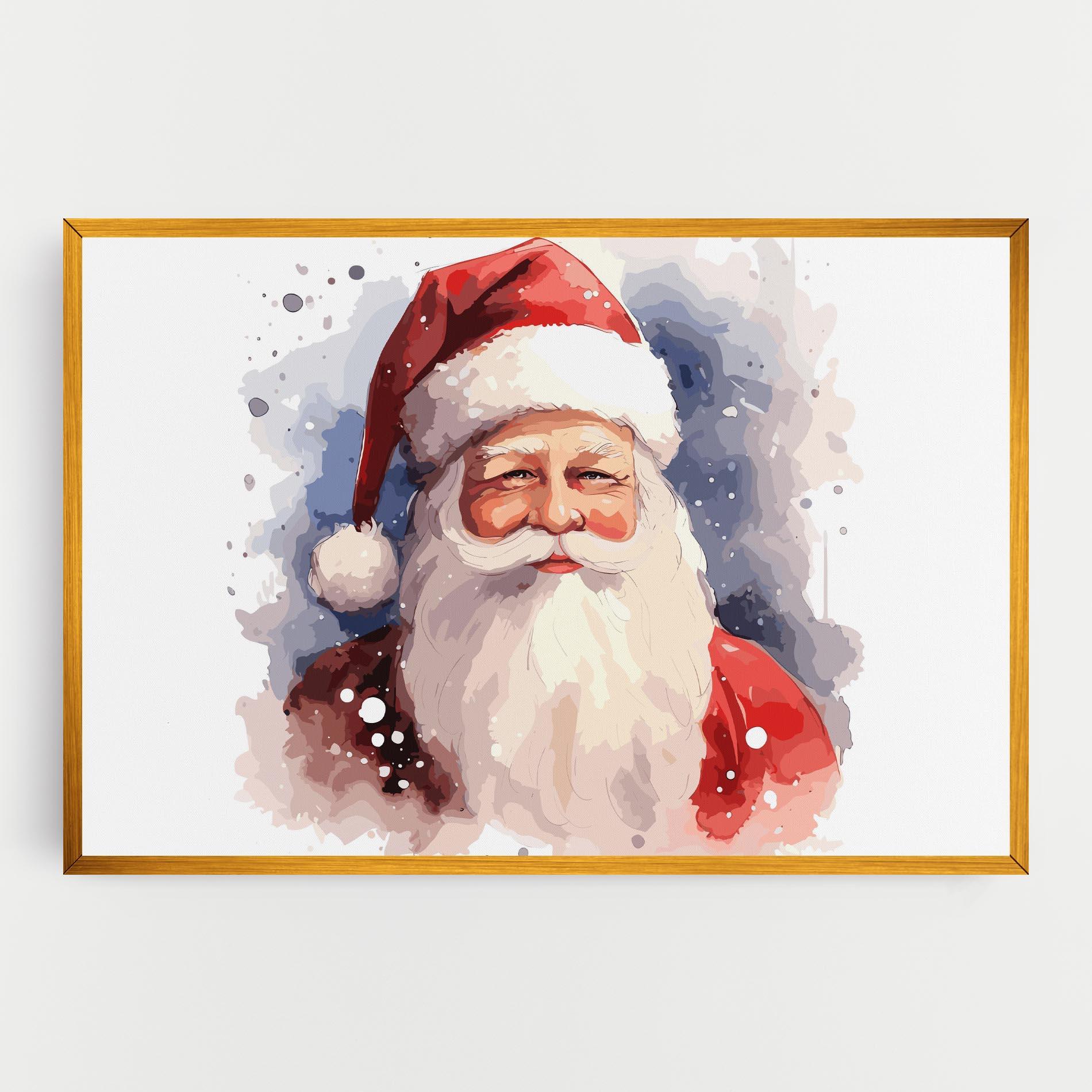 Tablou Canvas Cute Santa mockup 0
