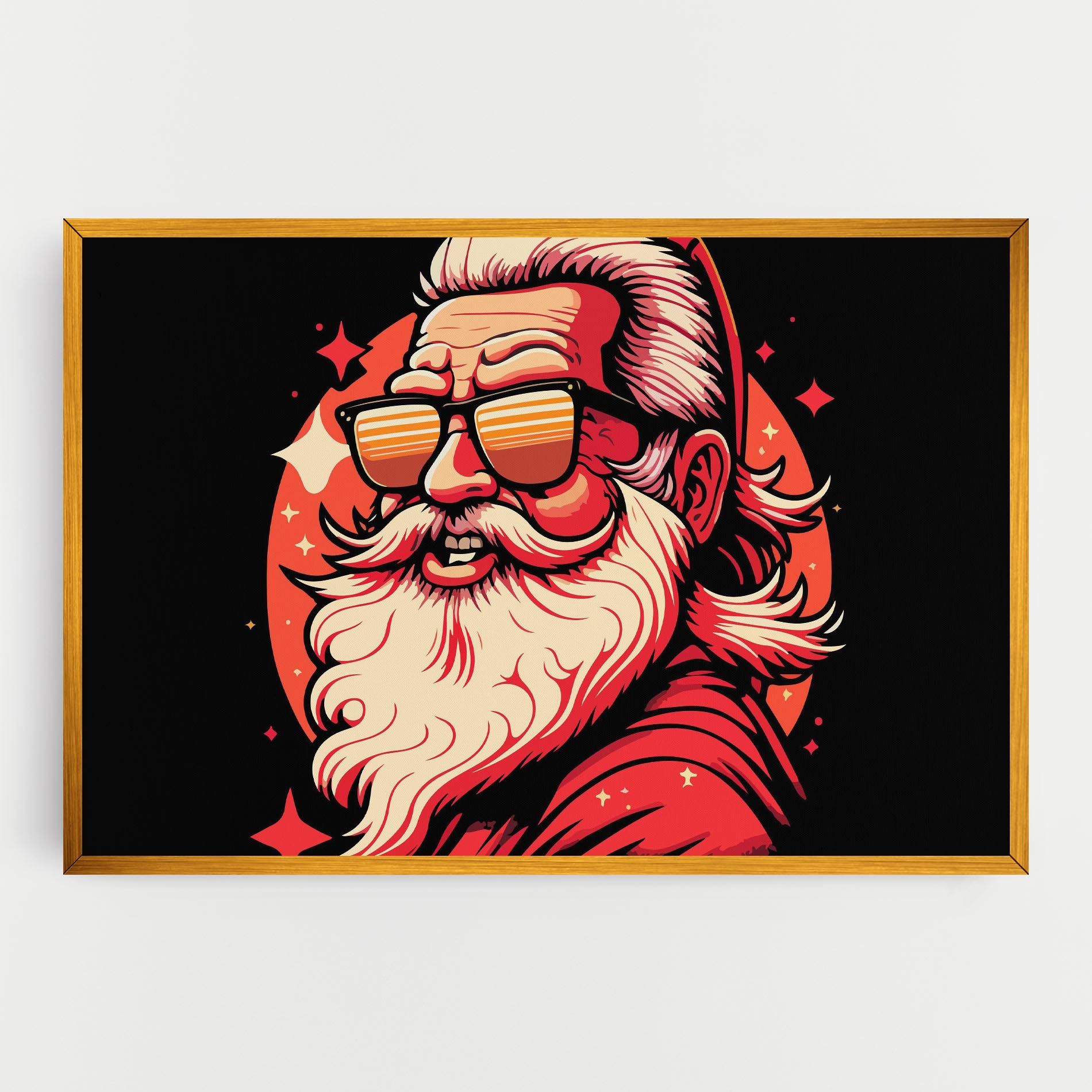 Glasses Santa mockup 0