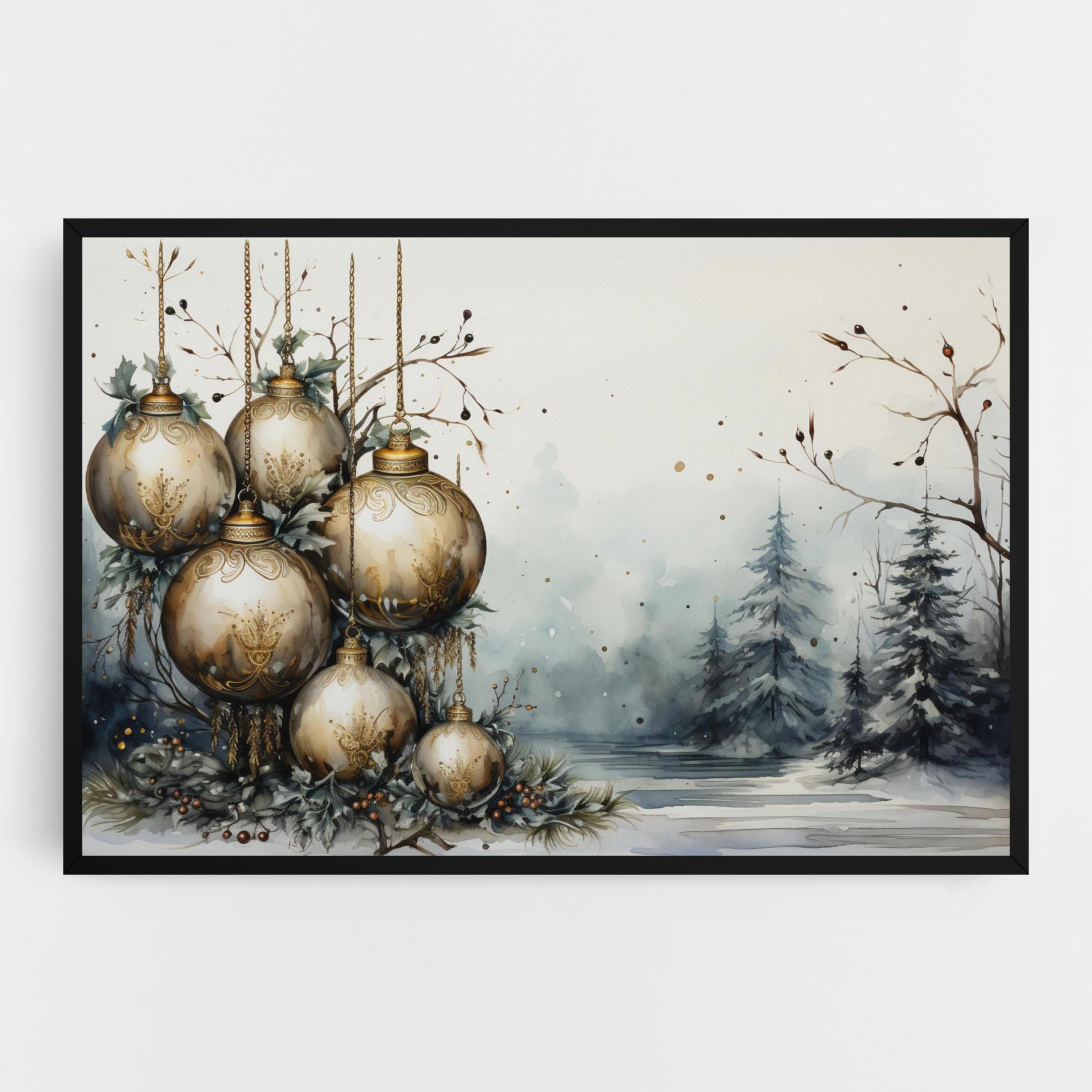 Tablou Canvas Christmas Art Paper mockup 0