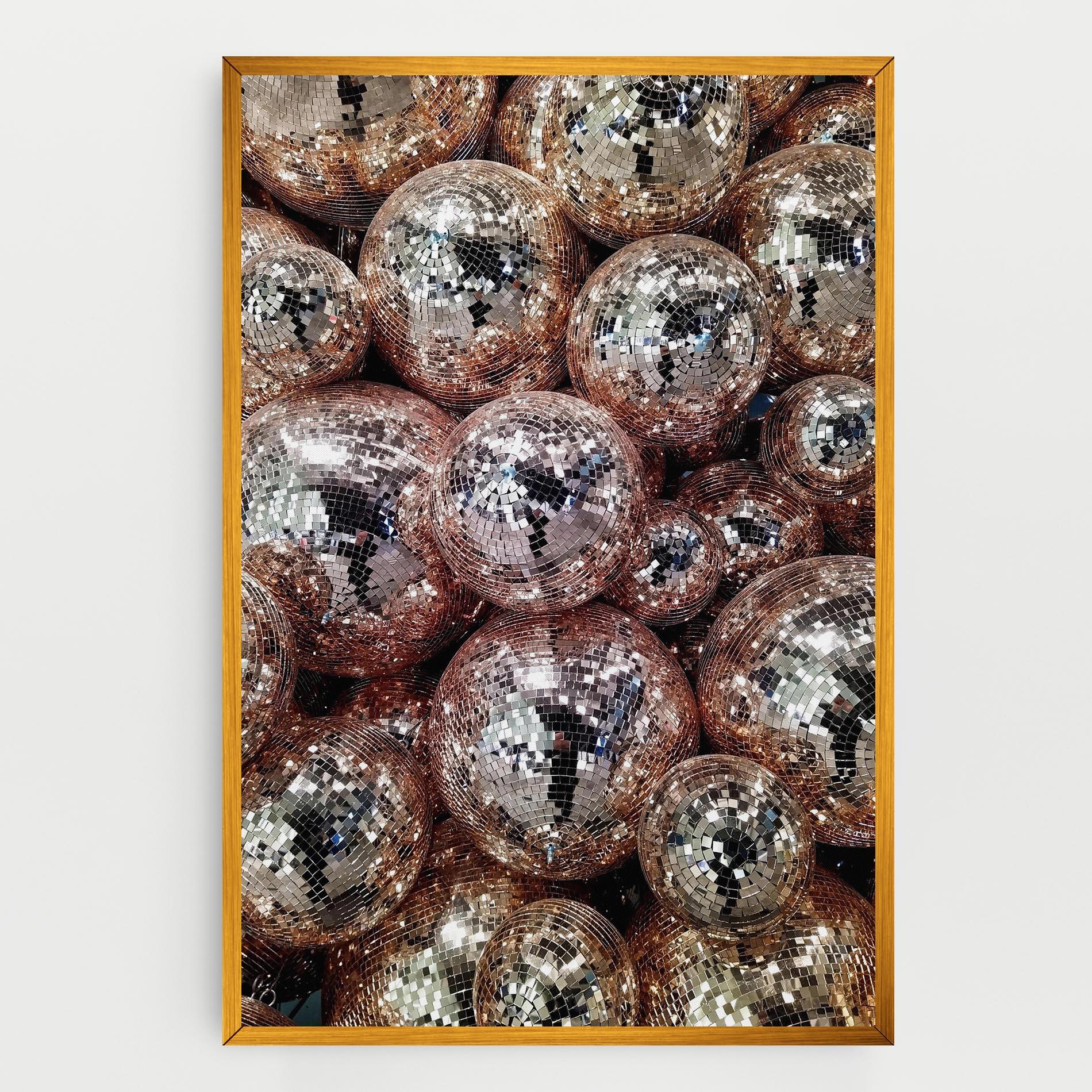 Tablou Canvas Christmas Disko Balls mockup 0