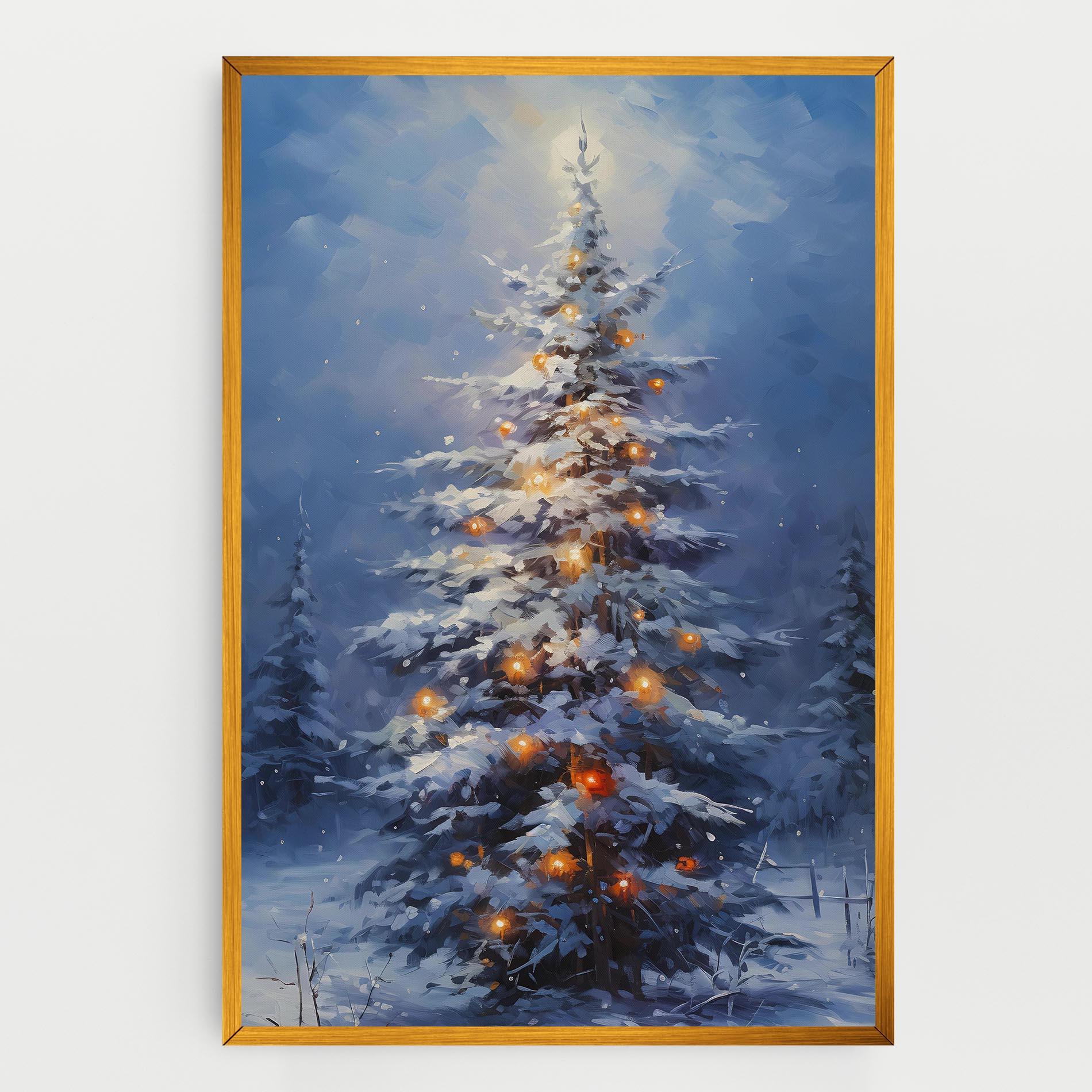 Tablou Canvas Tall Slender Tree mockup 0