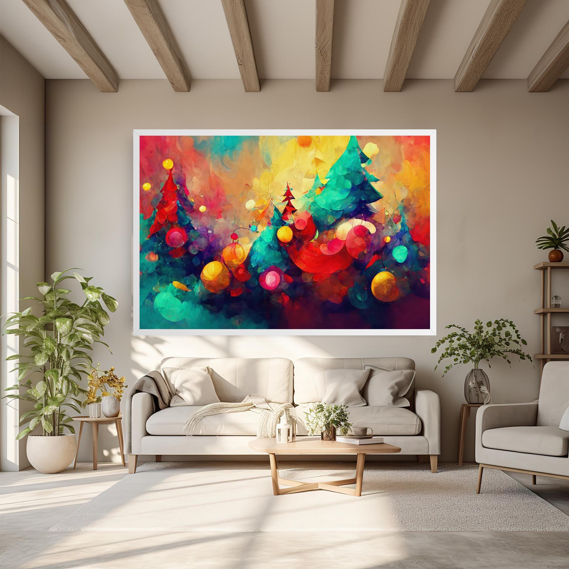 Tablou Canvas Colorfull Winter mockup 6