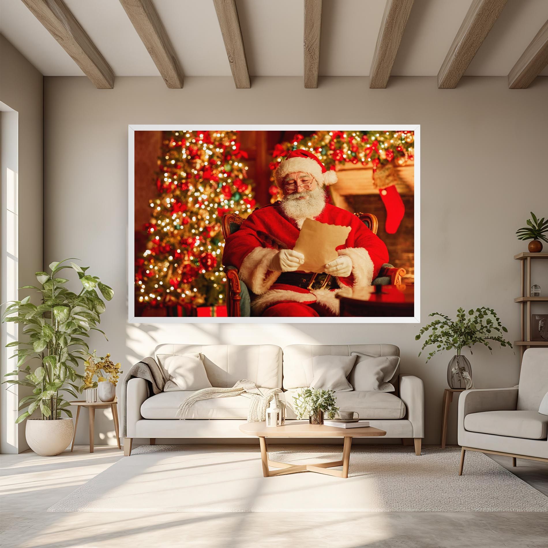 Reading Christmas Letter mockup 6