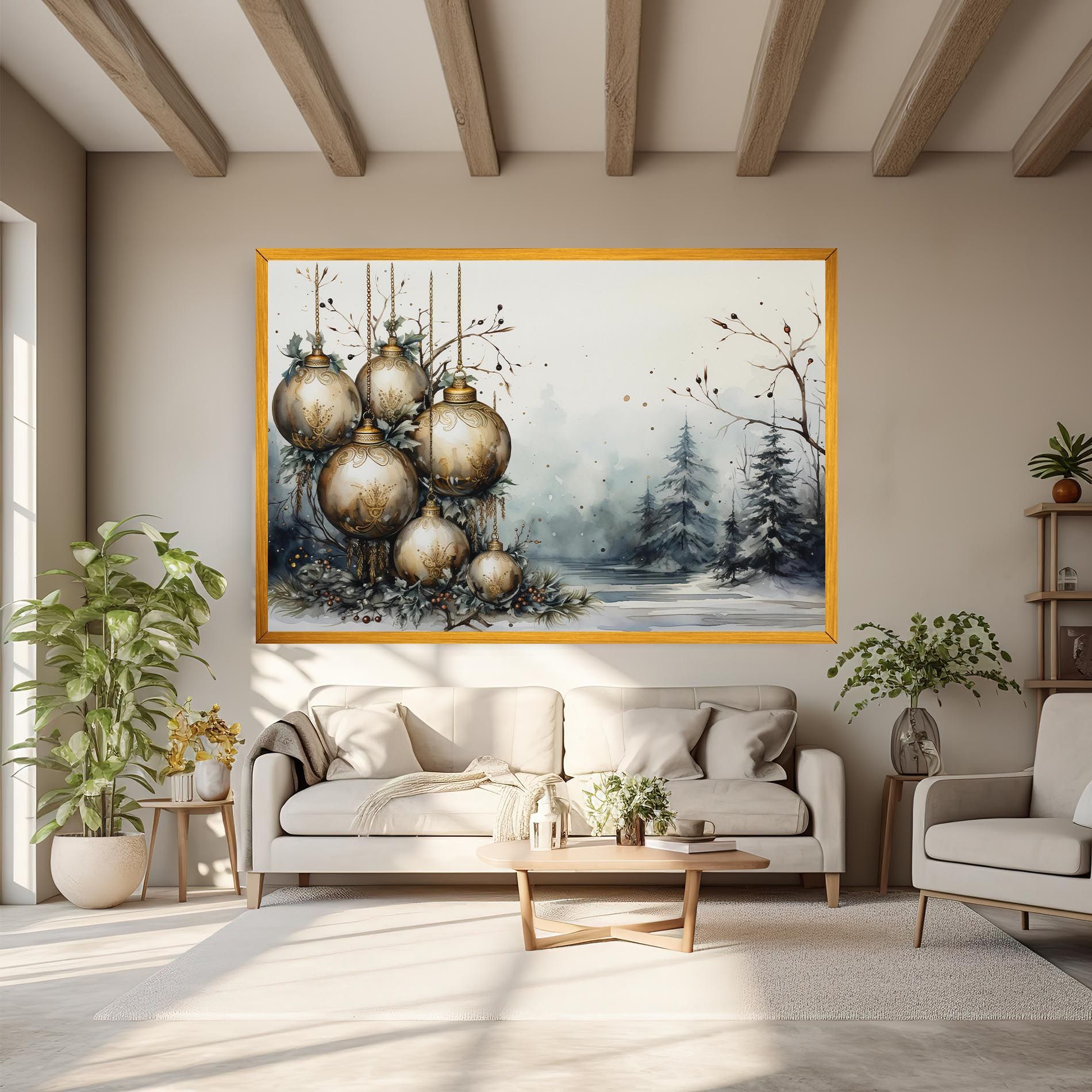 Christmas Art Paper mockup 6